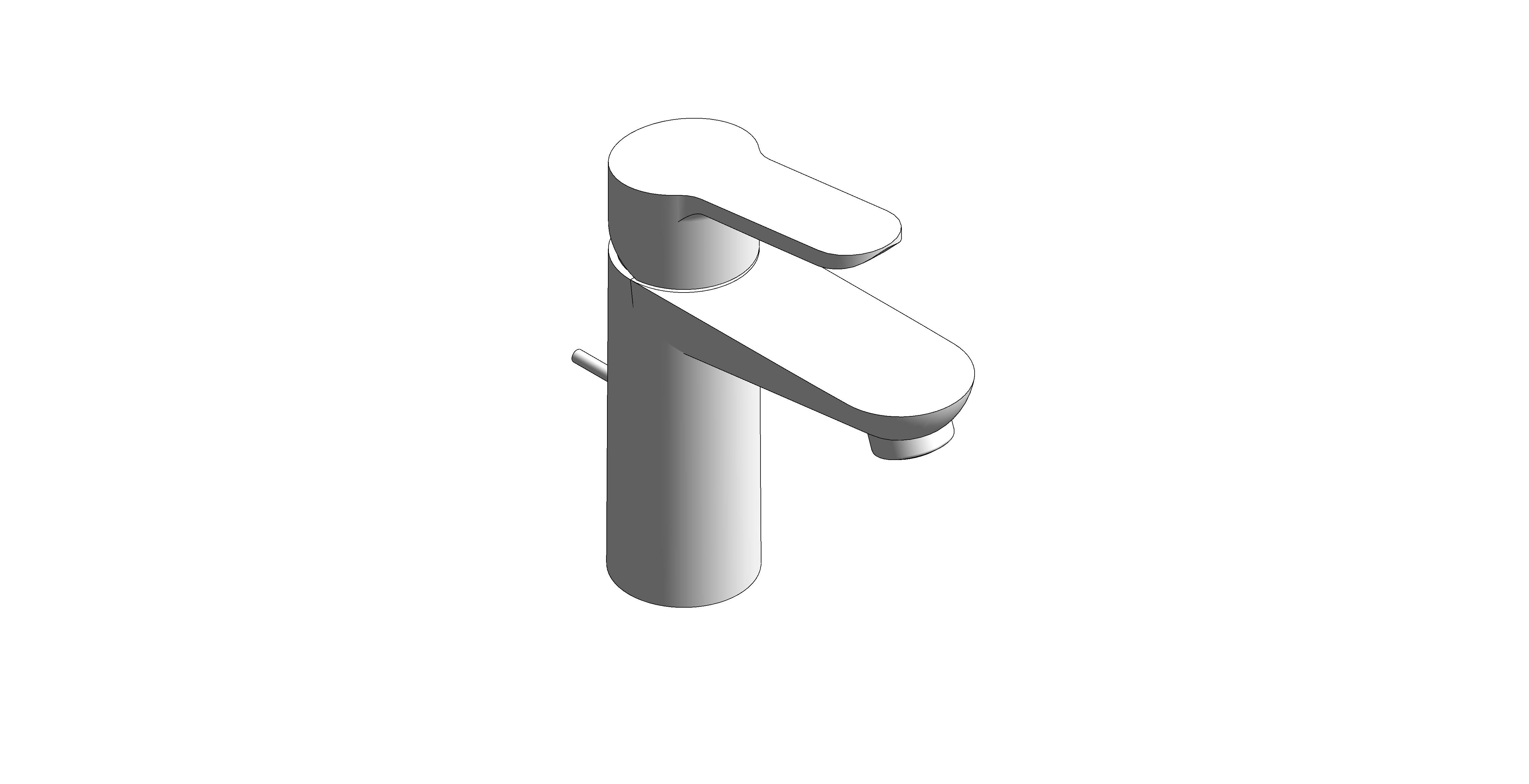 Product: Bauedge Single Lever Basin Mixer S Size - 32819000