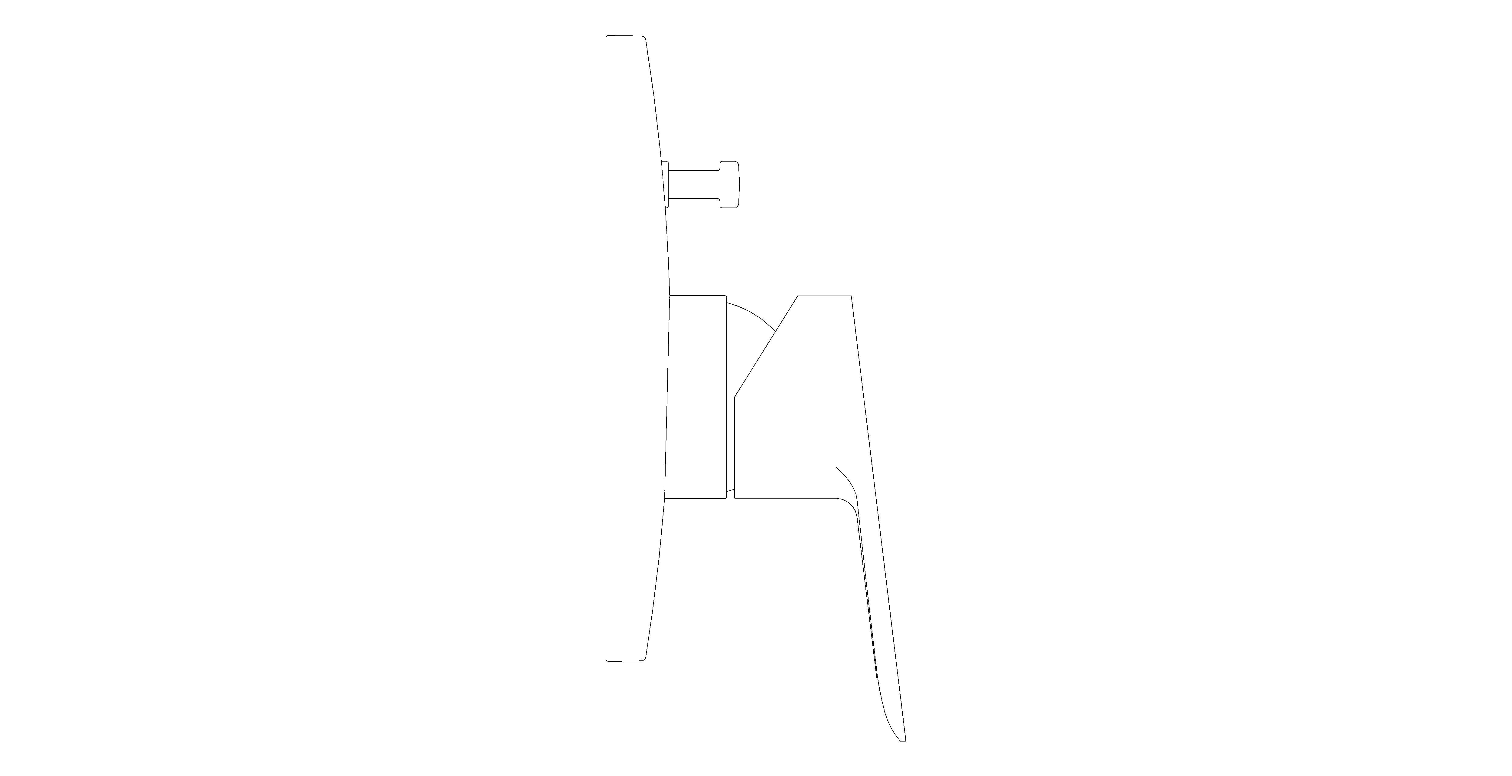 bimstore side image of the Bauedge Single Lever Bath Shower Mixer - 29079000 from Grohe