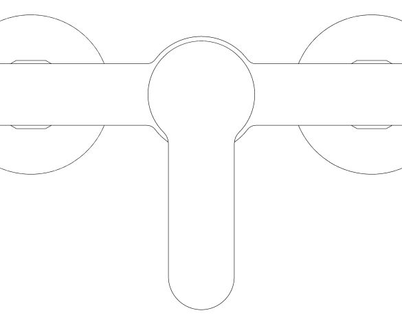 bimstore front image of the Bauedge Single Lever Shower Mixer - 23636000 from Grohe