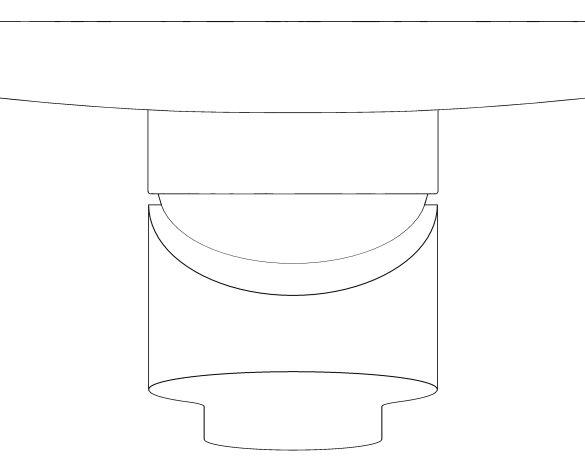 bimstore plan image of the Bauedge Single Lever Shower Mixer - 29078000 from Grohe