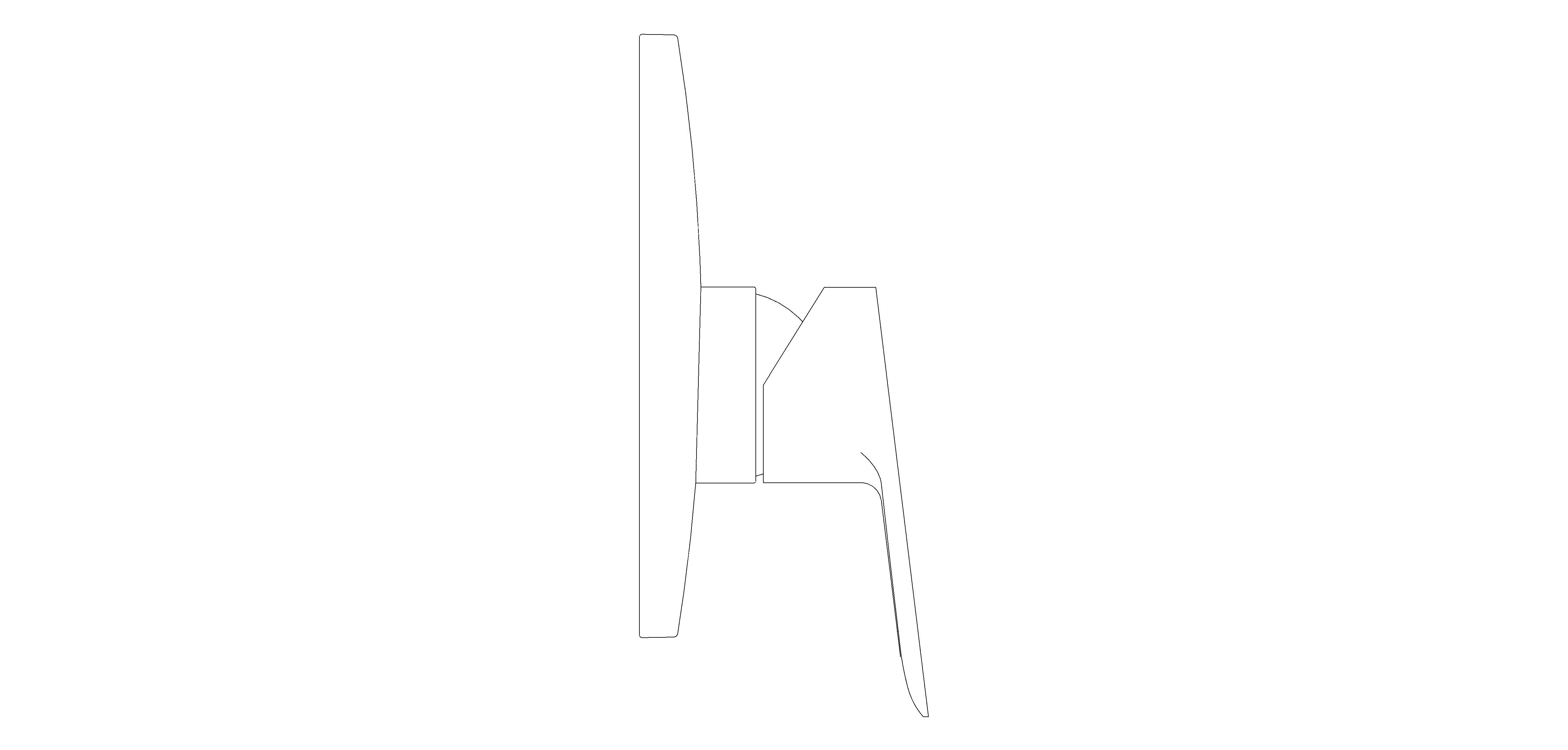 bimstore side image of the Bauedge Single Lever Shower Mixer - 29078000 from Grohe