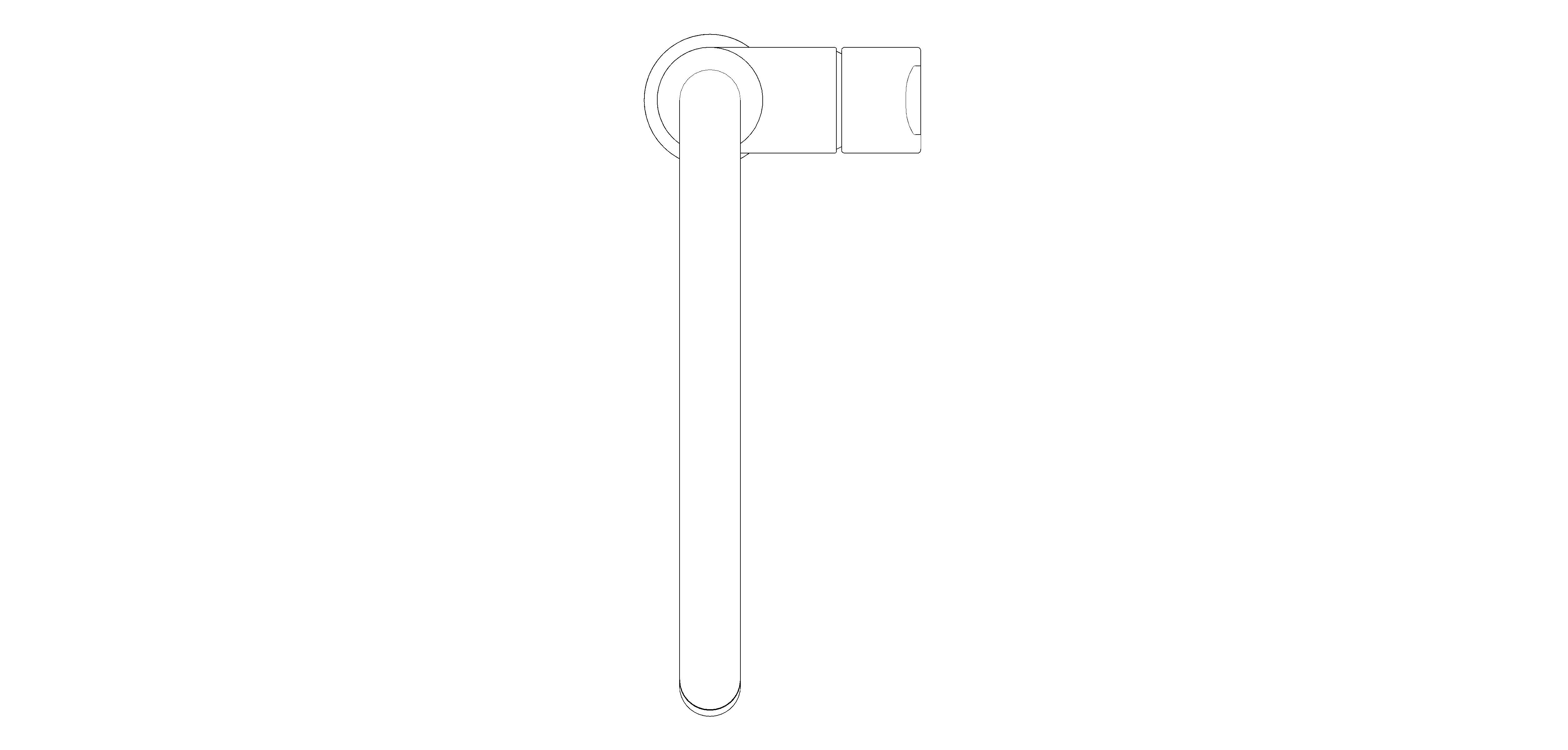 bimstore plan image of the Bauedge Single Lever Sink Mixer - 31233000 from Grohe