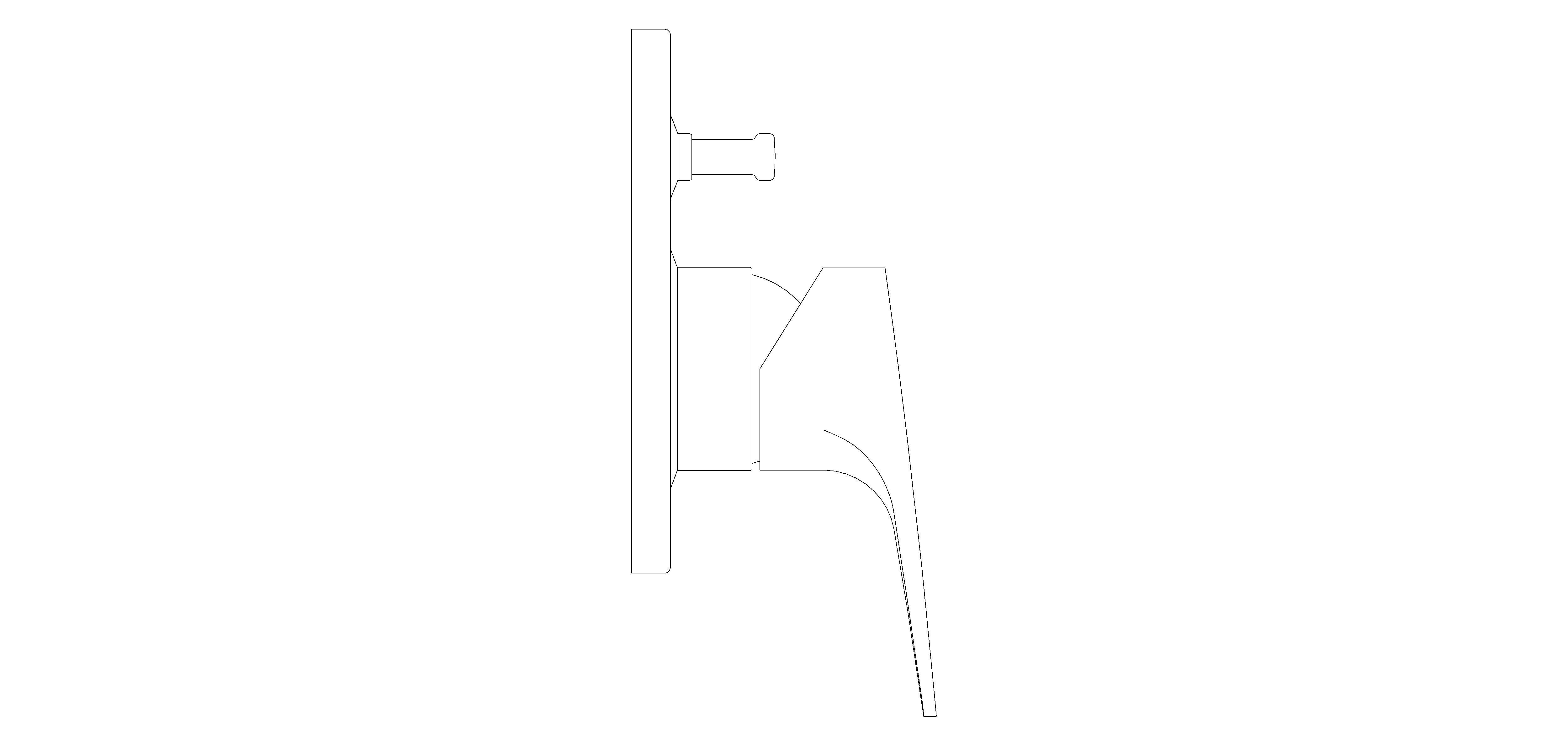 bimstore side image of the BauFlow Single Lever Bath Mixer - 29045000 from Grohe