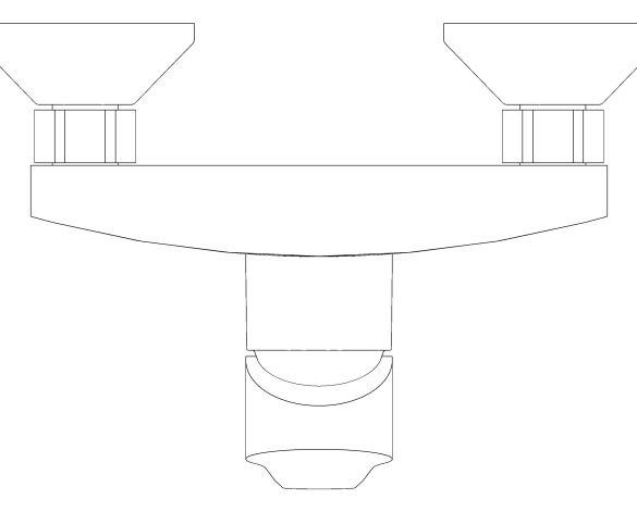 bimstore plan image of the BauFlow Single Lever Shower Mixer - 23632000 from Grohe