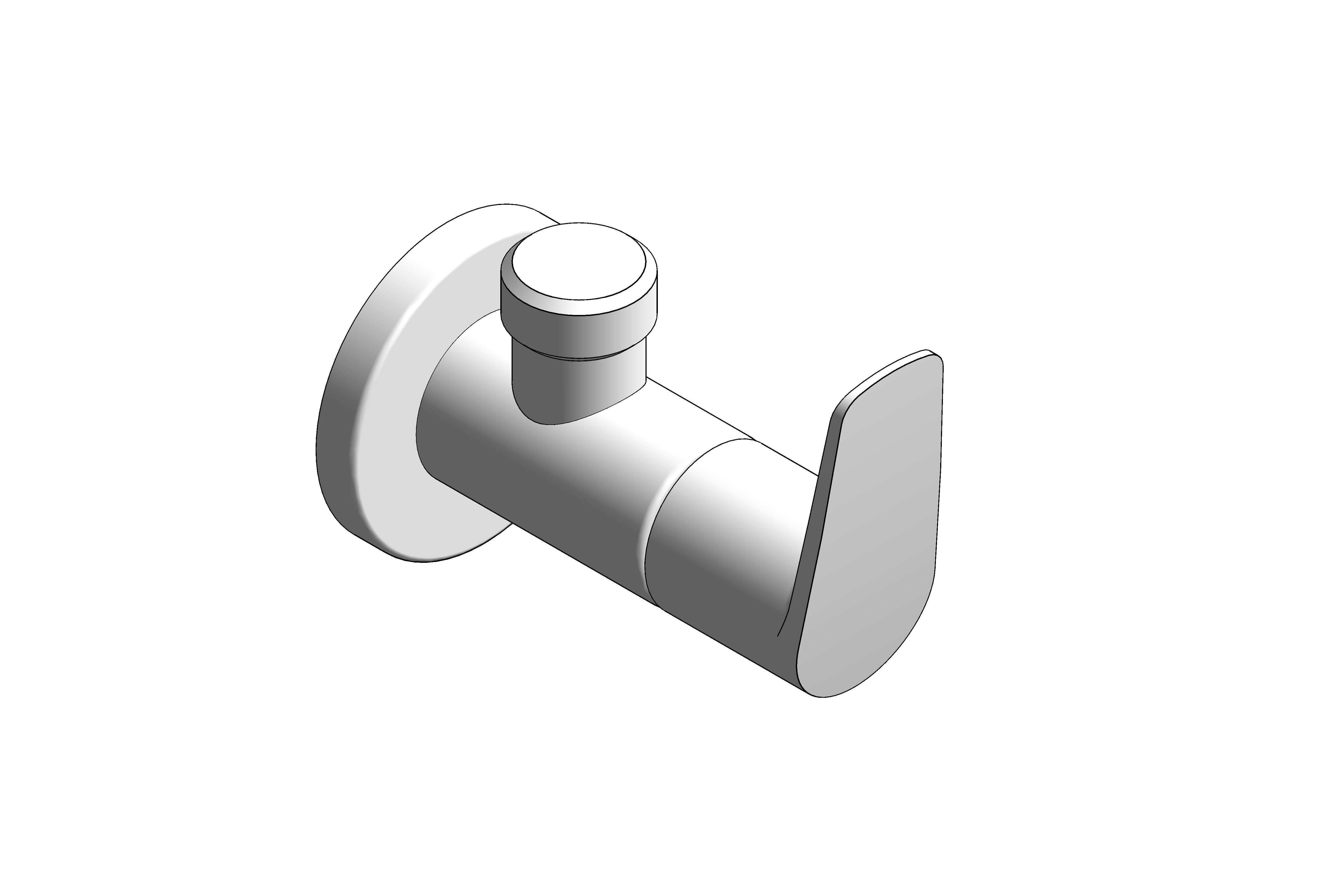 Product: BauEdge - angle valve 1/2" x 3/8" blue/red - 22009001