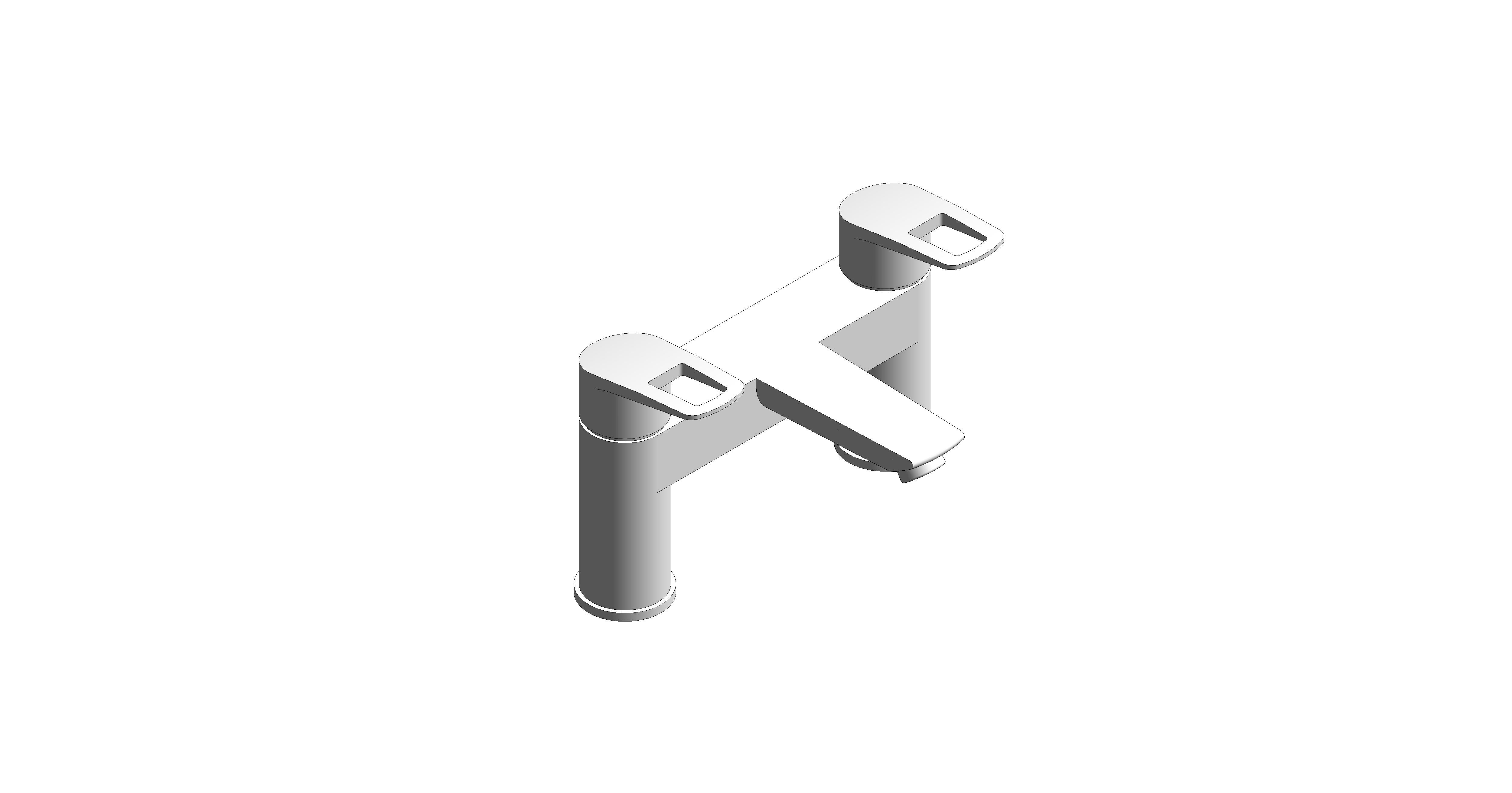 Product: StartLoop - 2hdl bath 2-h UK - 25233001