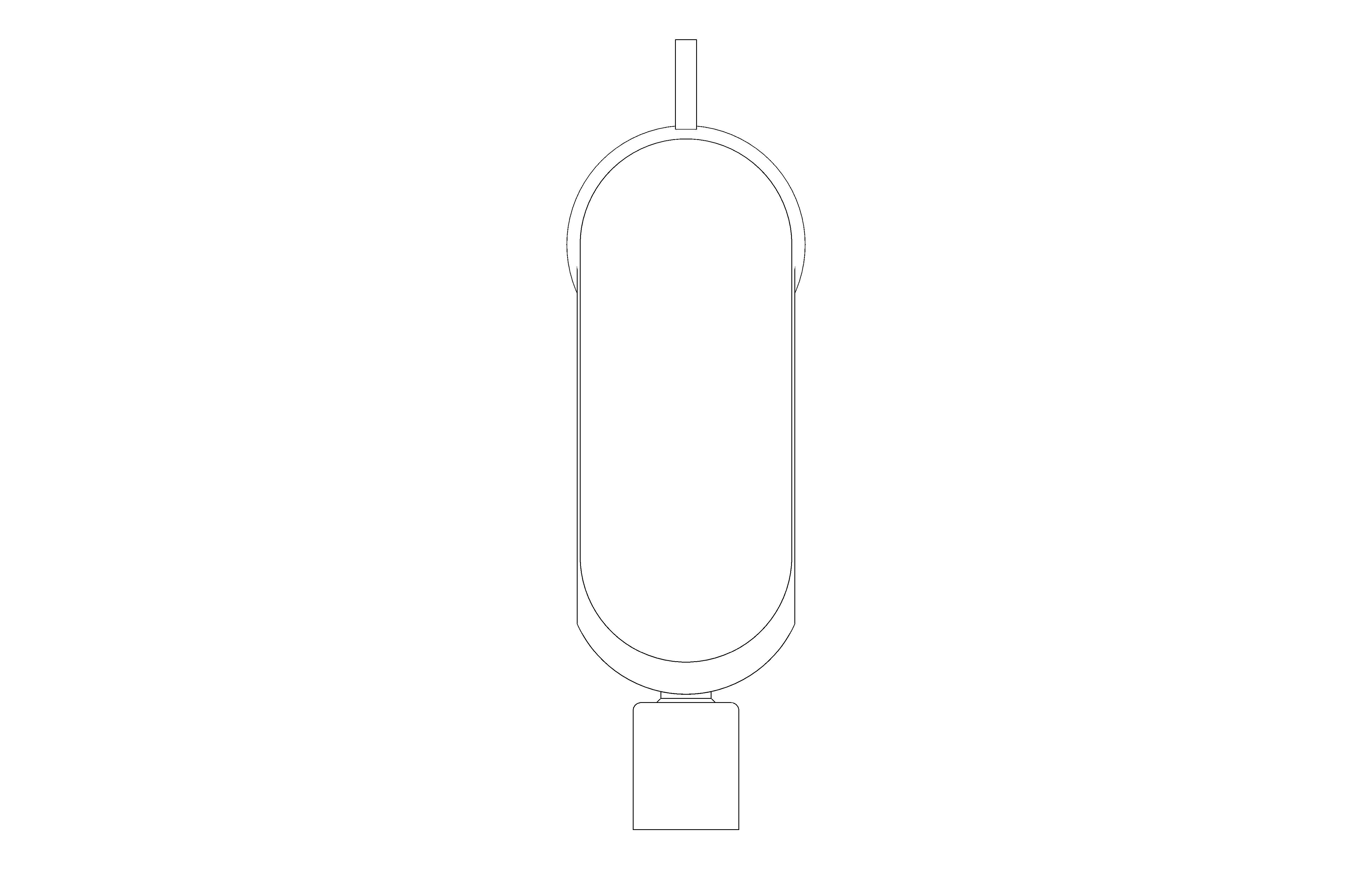 bimstore plan image of the BauLoop Bidet Mixer - 23338000 from Grohe