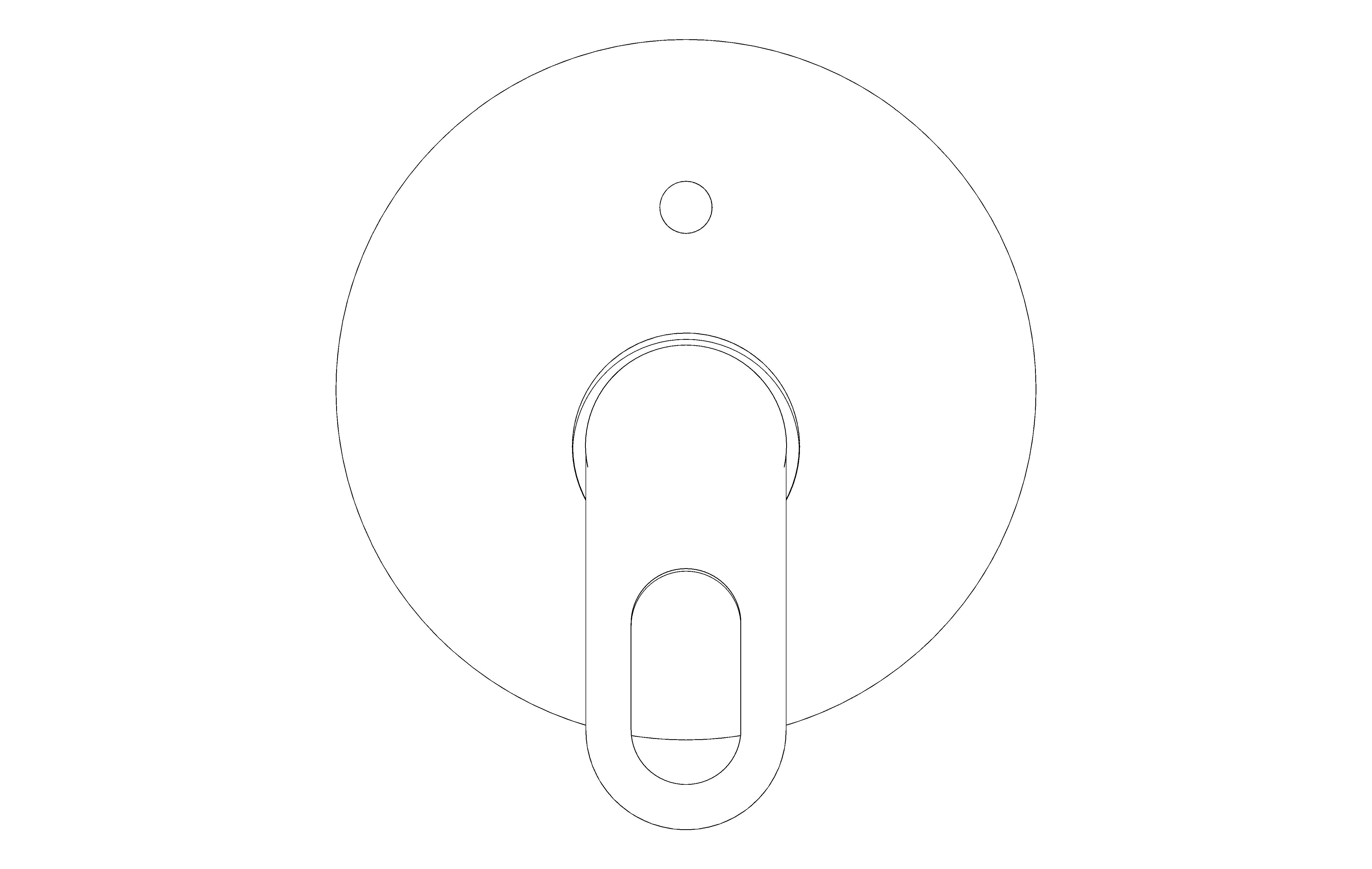 bimstore front image of the BauLoop Single Lever Bath Shower Mixer - 29081000 from Grohe