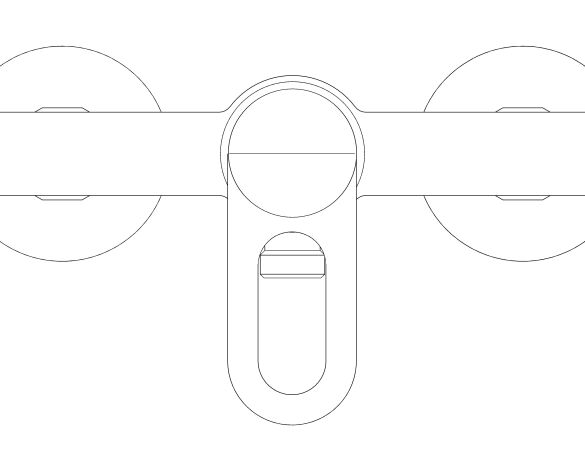 bimstore front image of the BauLoop Single Lever Shower Mixer - 23634000 from Grohe