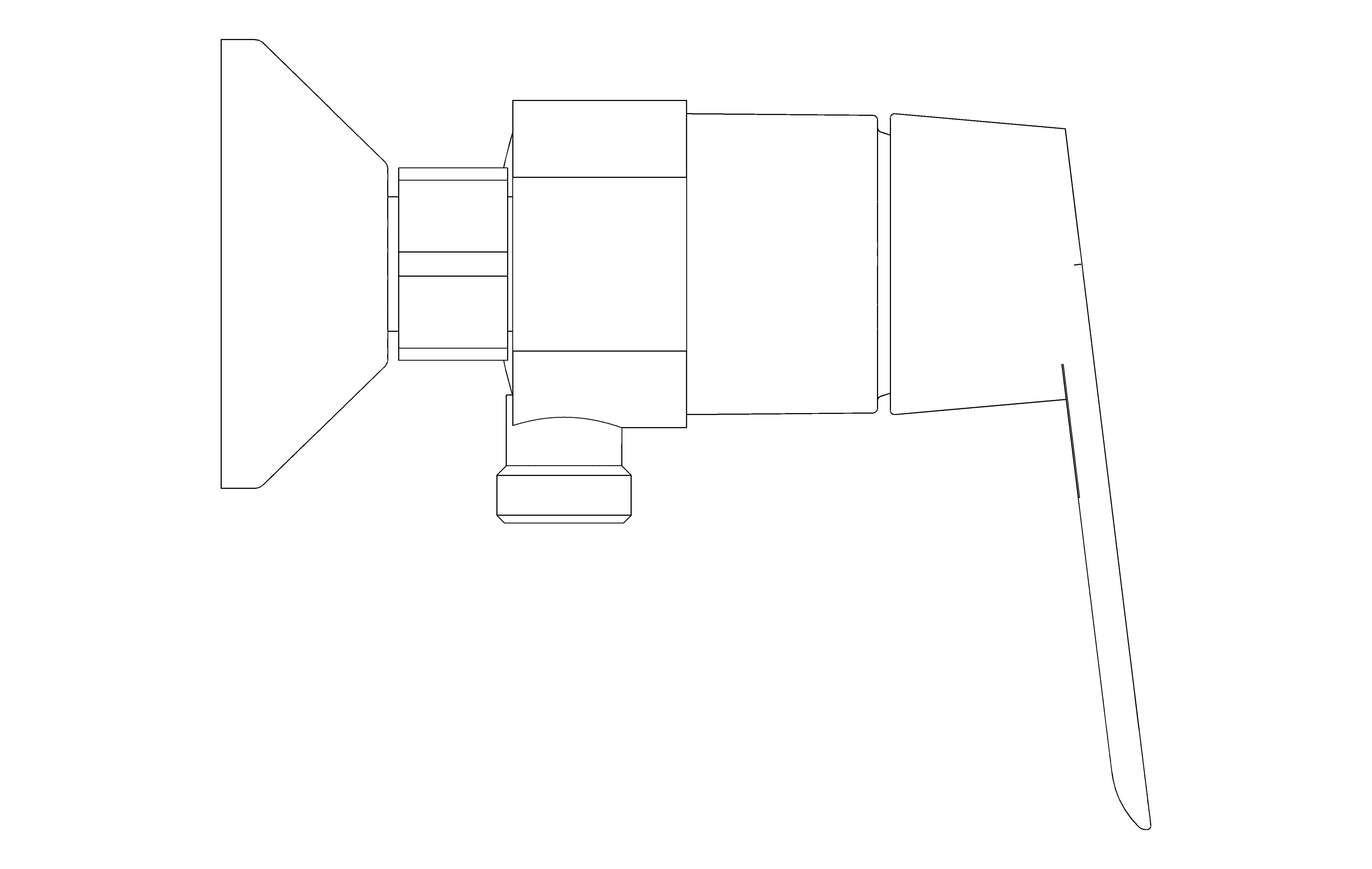 bimstore side image of the BauLoop Single Lever Shower Mixer - 23634000 from Grohe