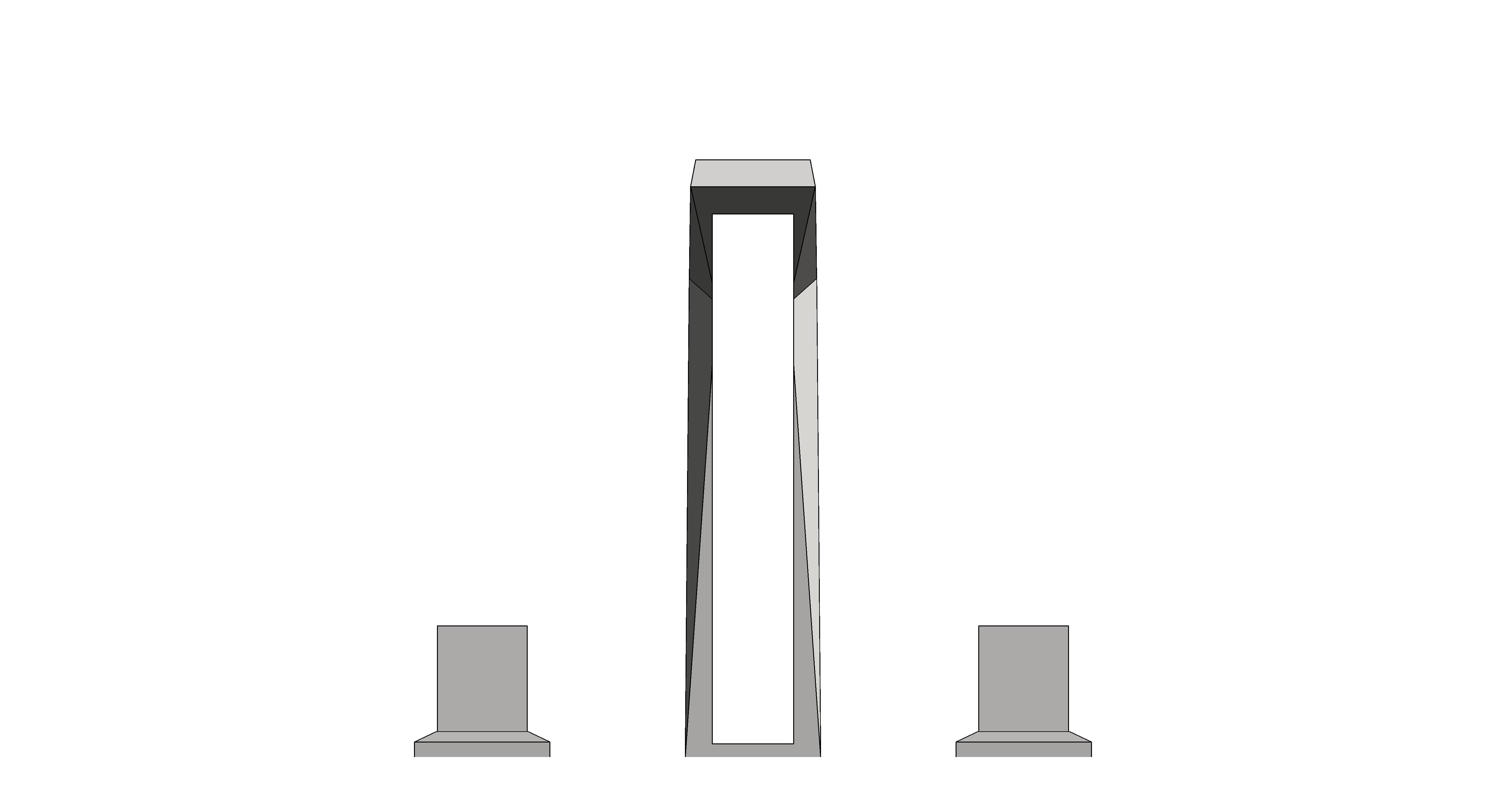 Product: ALLURE BRILLIANT 3-hole deck-mount basin mixer (20634SD0)