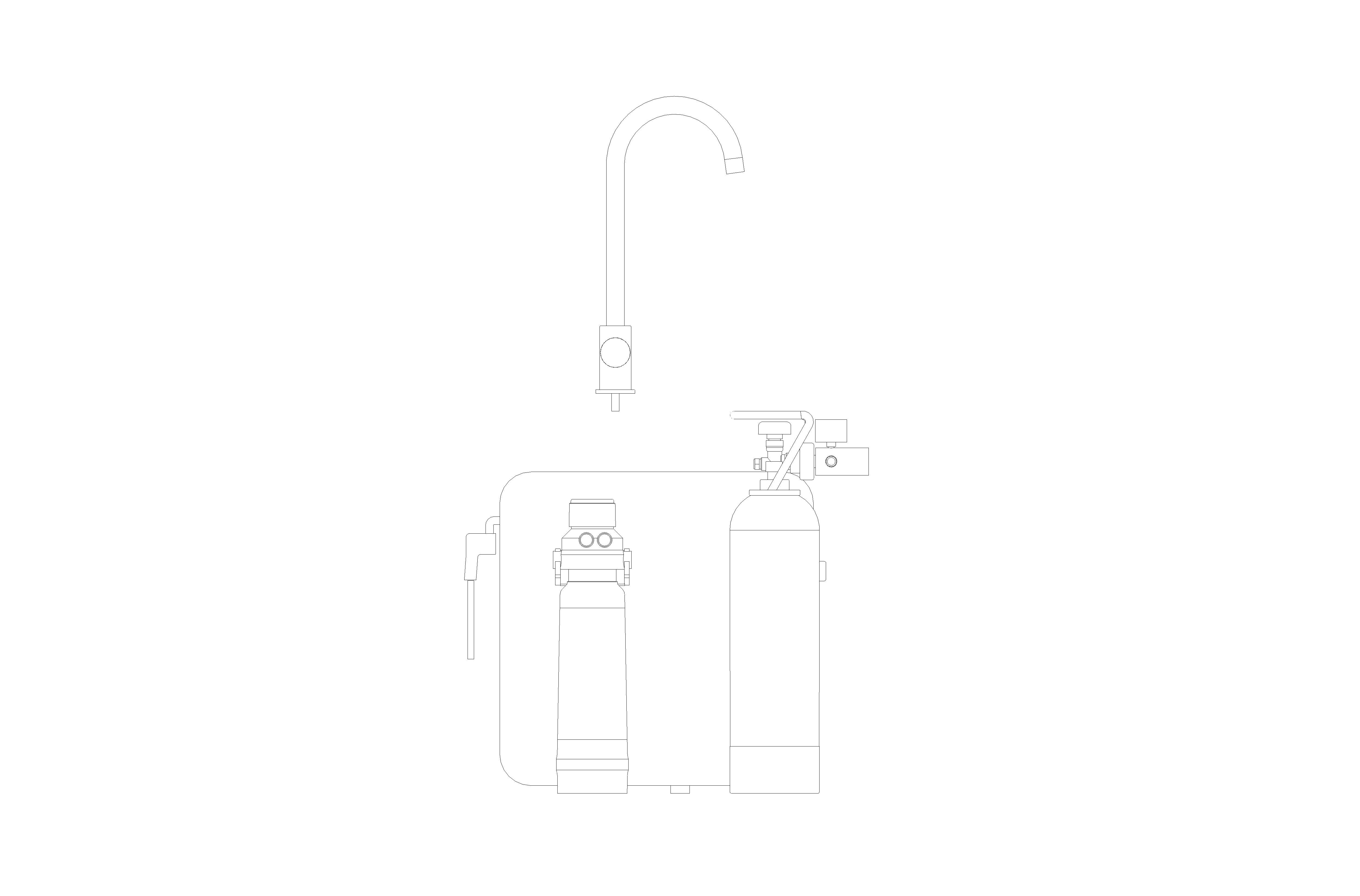bimstore 3D image of the Blue Professional C Spout Kit - 31302002 from Grohe