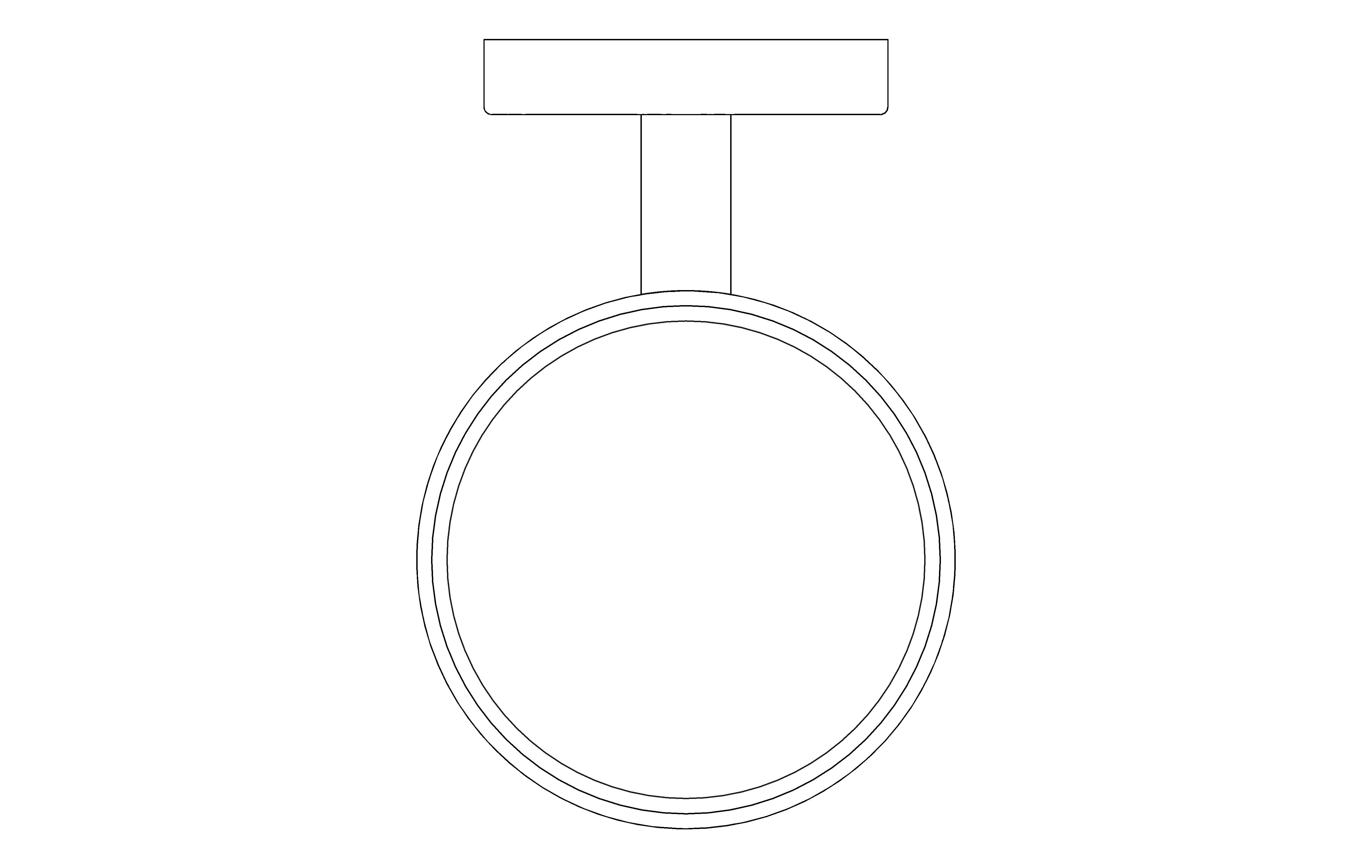 bimstore plan image of the Essentials Glass Soap Dish Holder - 40369001 from Grohe