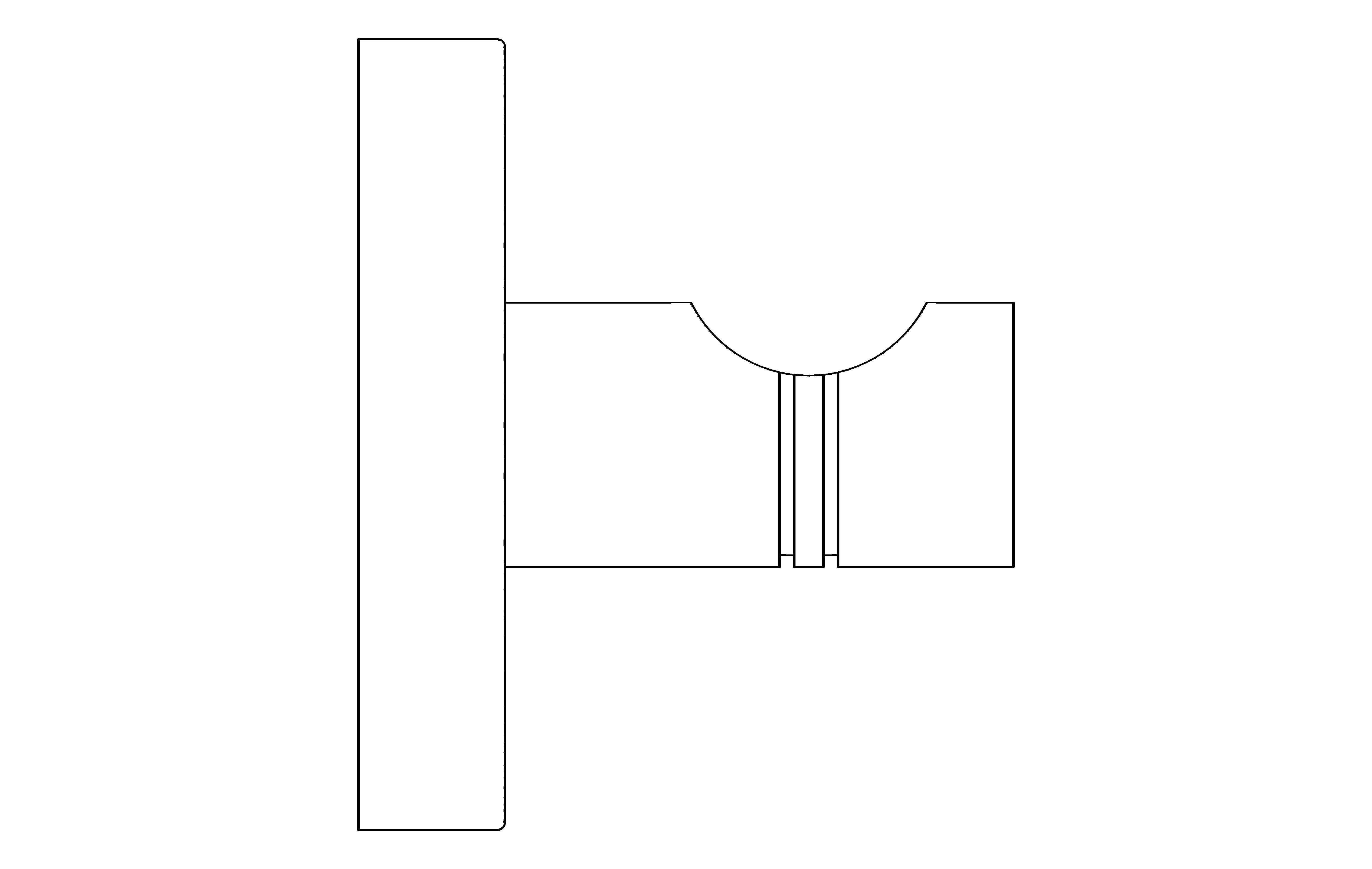 bimstore side image of the Essentials Robe Hook - 40364001 from Grohe