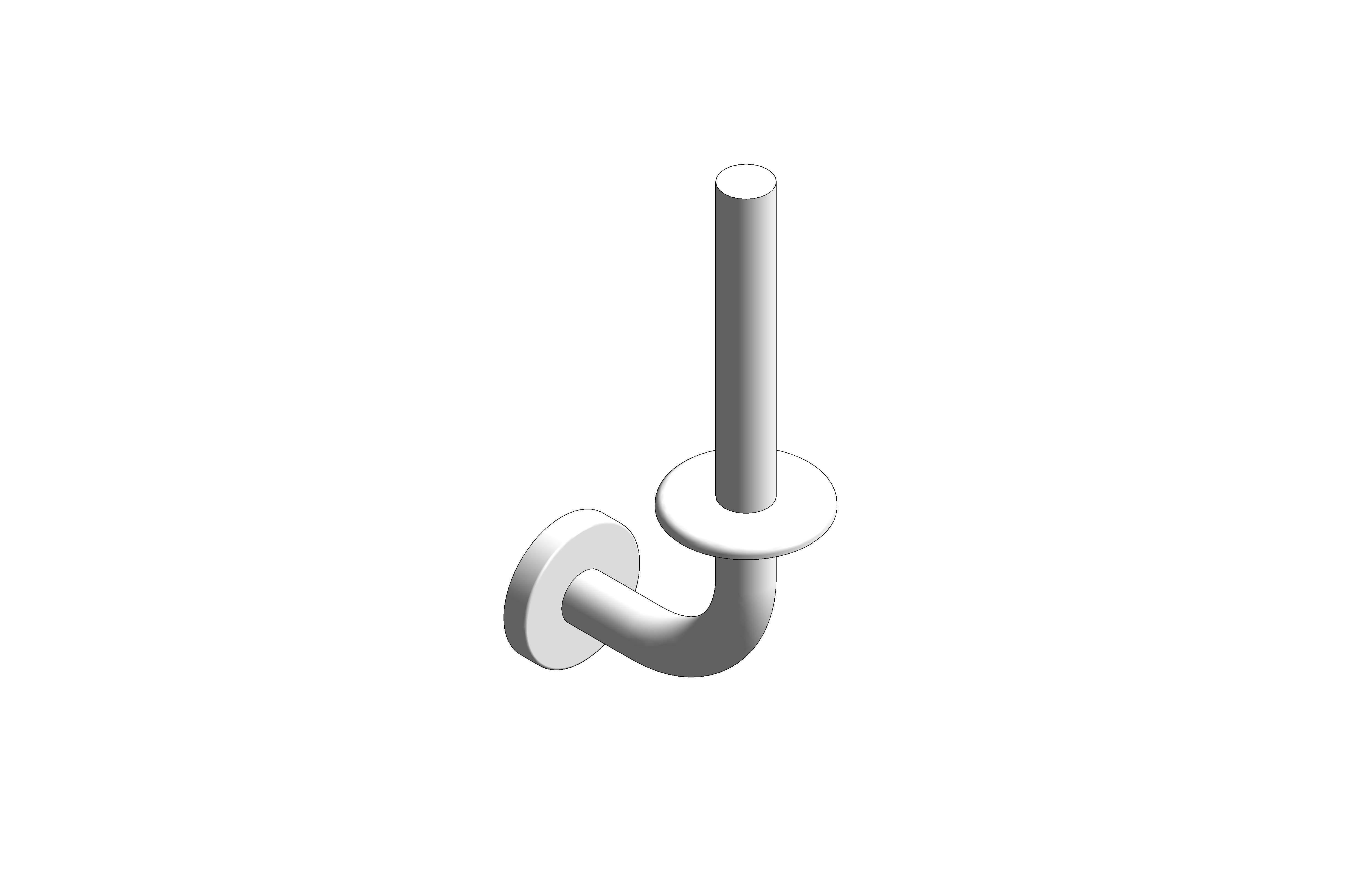 bimstore 3D image of the Essentials Spare Toilet Paper Holder - 40385001 from Grohe