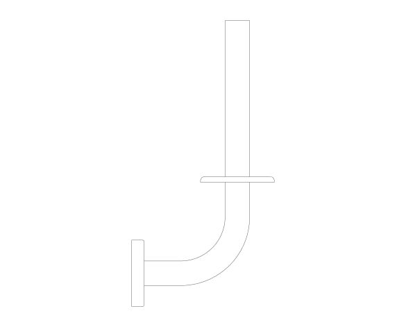 bimstore side image of the Essentials Spare Toilet Paper Holder - 40385001 from Grohe