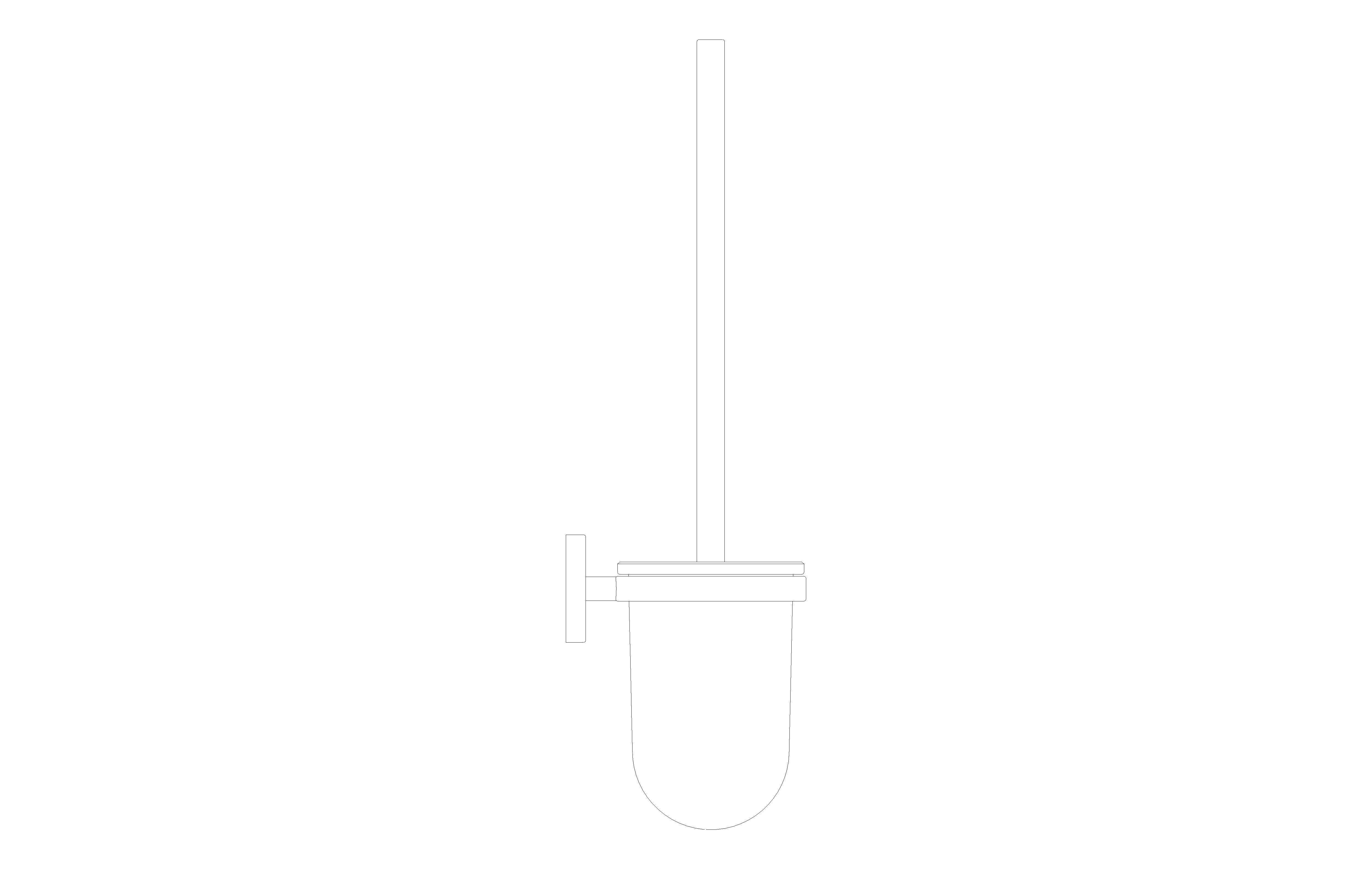 bimstore side image of the Essentials Toilet Brush Set - 40374001 from Grohe