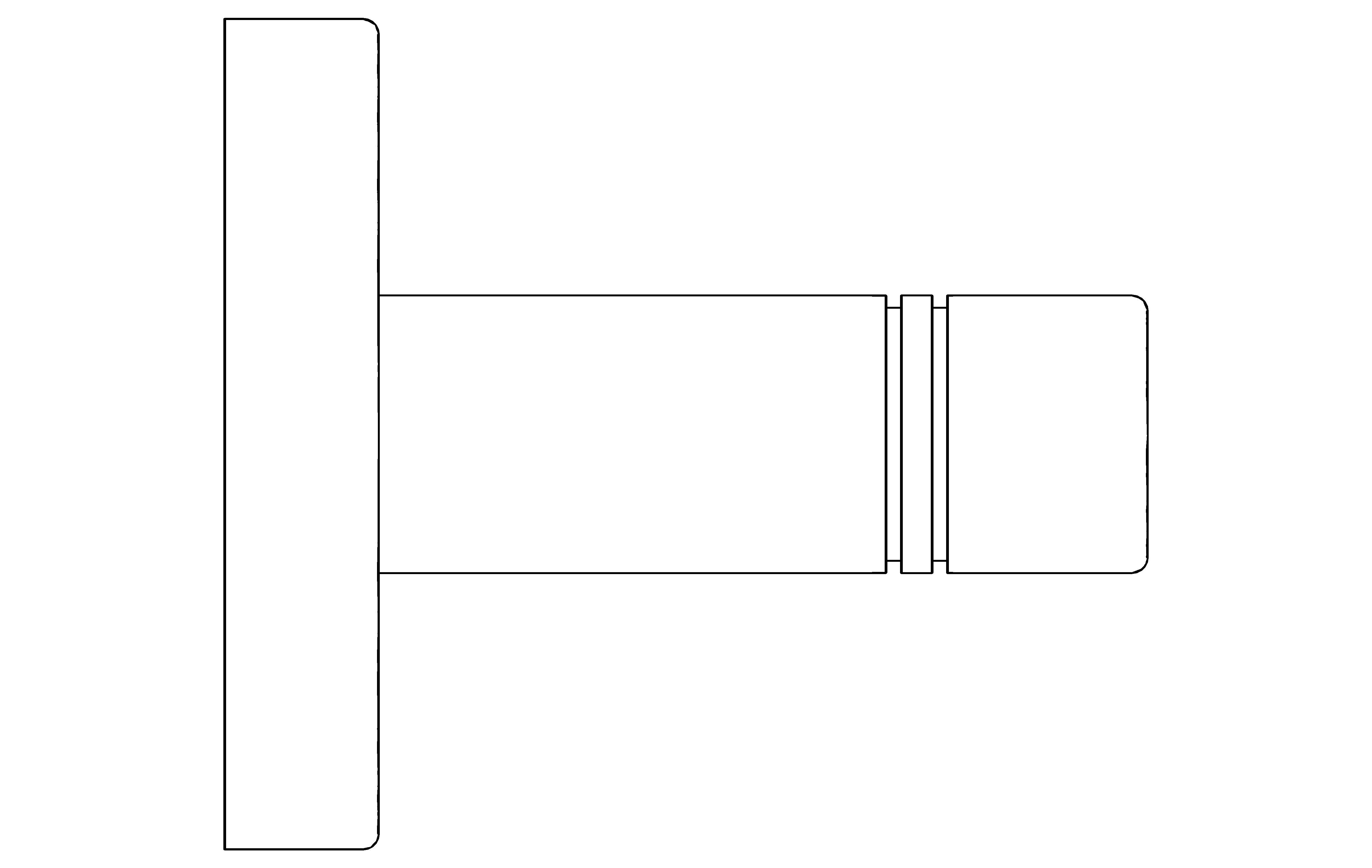bimstore side image of the Essentials Towel Rail - 40366001 from Grohe