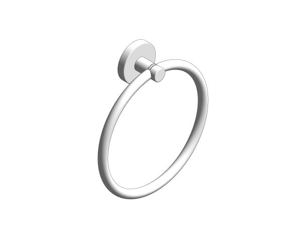 bimstore 3D image of the Essentials Towel Ring - 40365001 from Grohe