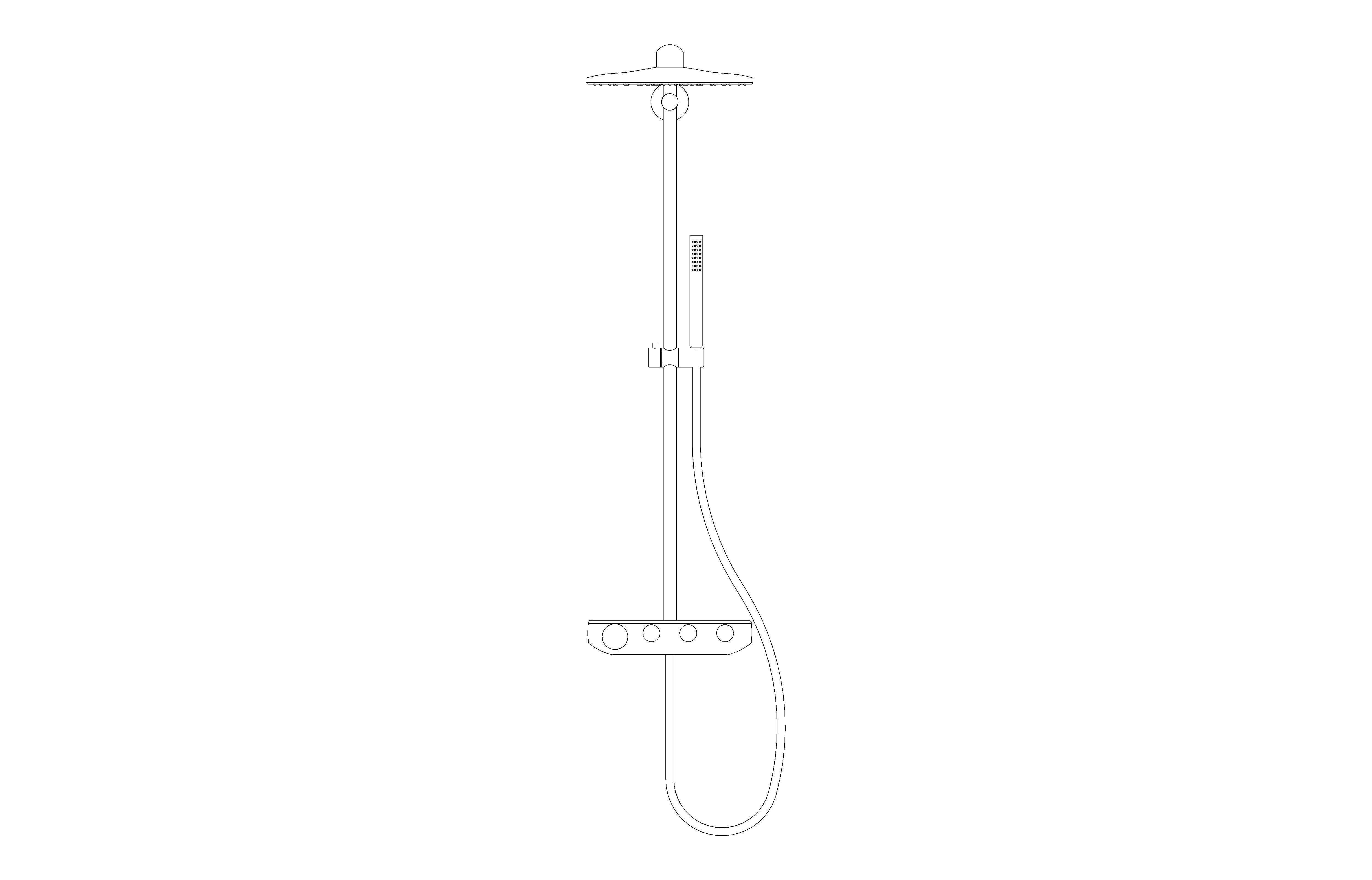 bimstore front image of Euphoria - 310 Cube Duo Shower System - 26508000 from Grohe