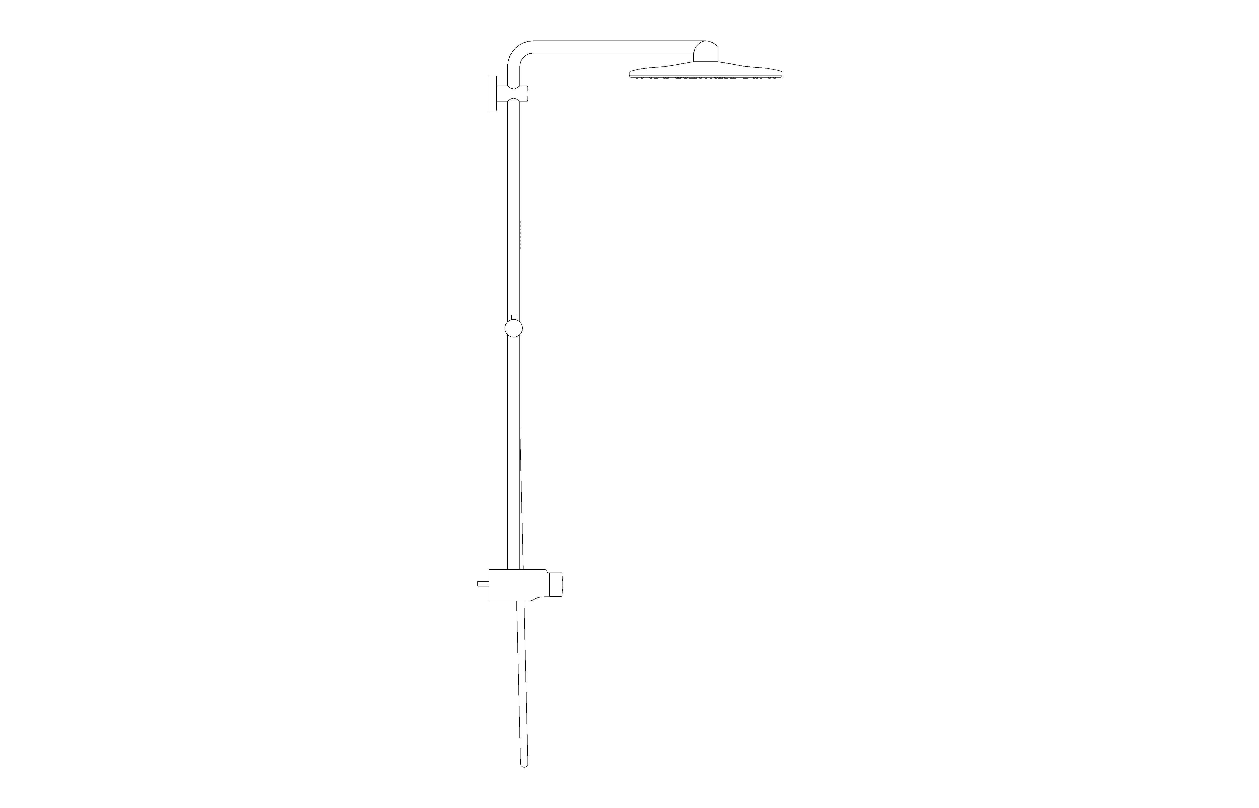 bimstore side image of Euphoria - 310 Cube Duo Shower System - 26508000 from Grohe
