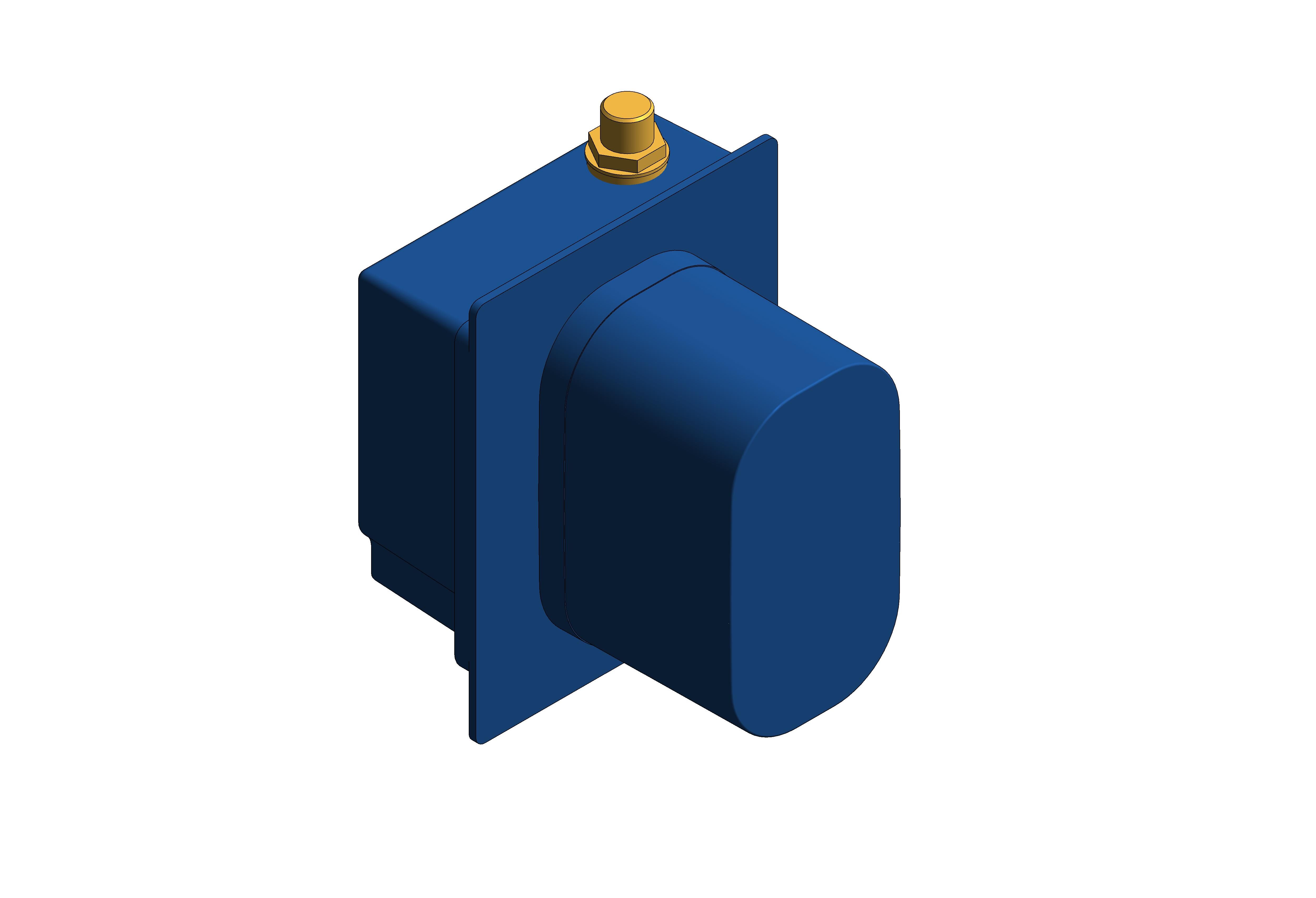 bimstore 3D image of the Euroeco Cosmopolitan E Concealed Mounting Box - 36337001 from Grohe