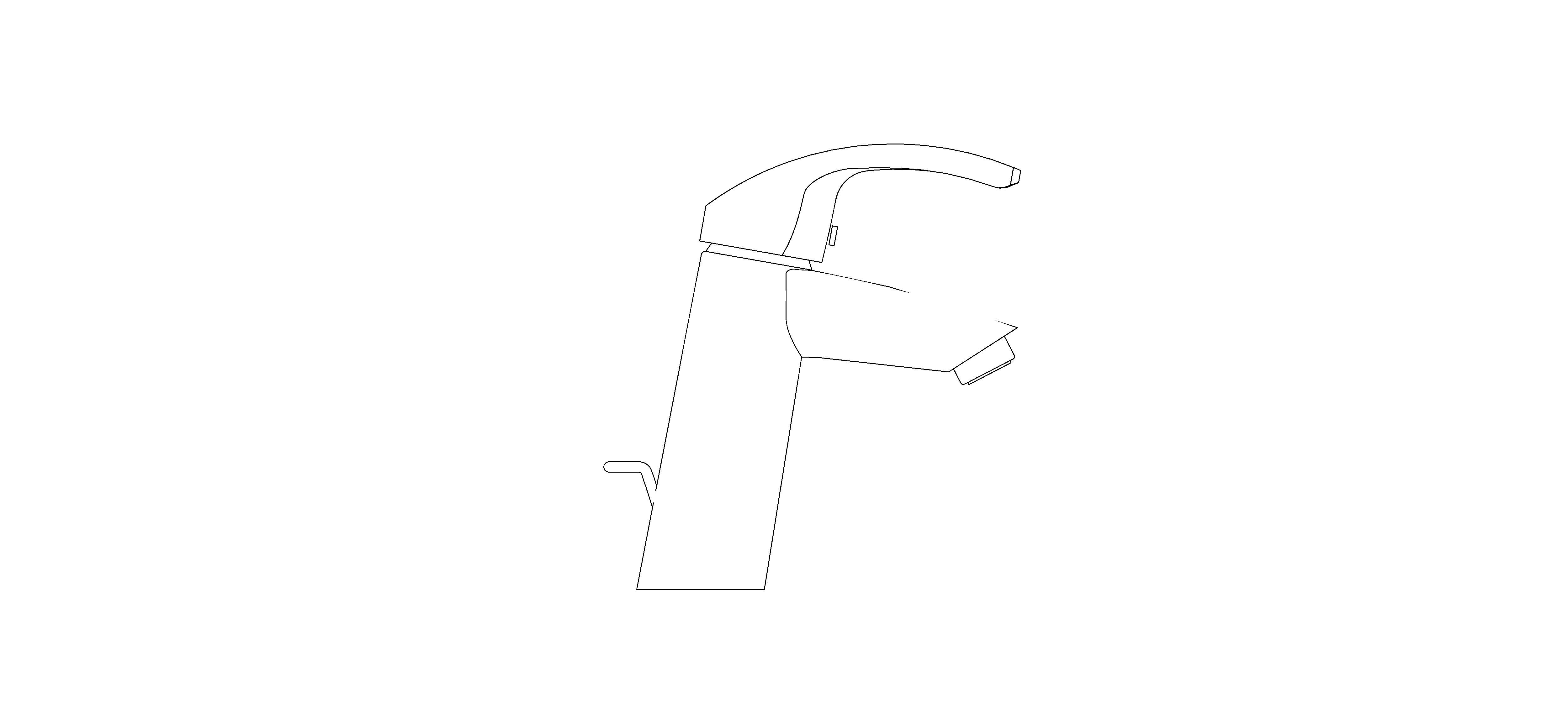 bimstore side image of the Eurosmart Basin mixer 1/2″ M-Size - 23322001 from Grohe