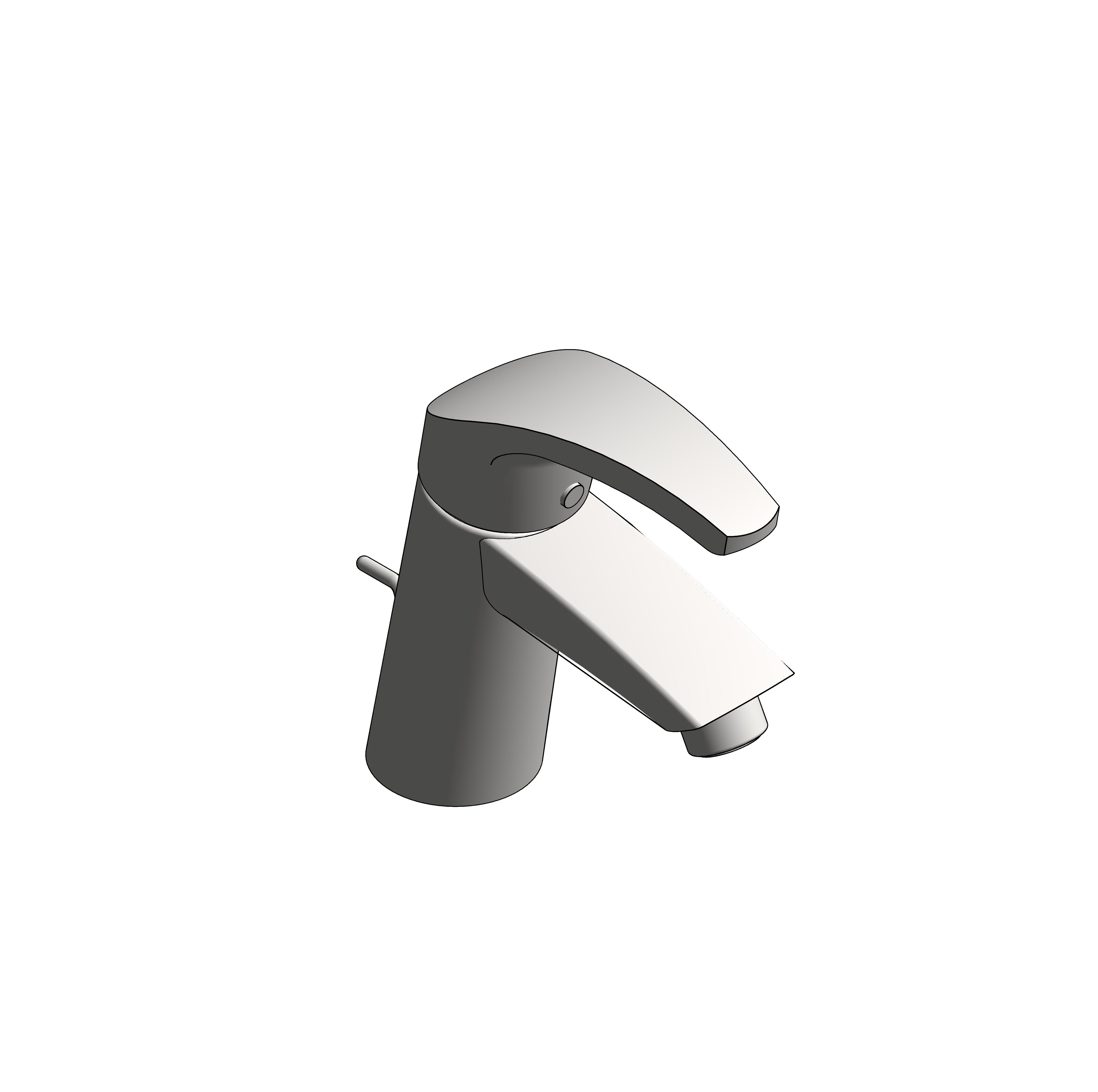 bimstore 3D image of the Eurosmart Basin Mixer S Size - 23924002 from Grohe