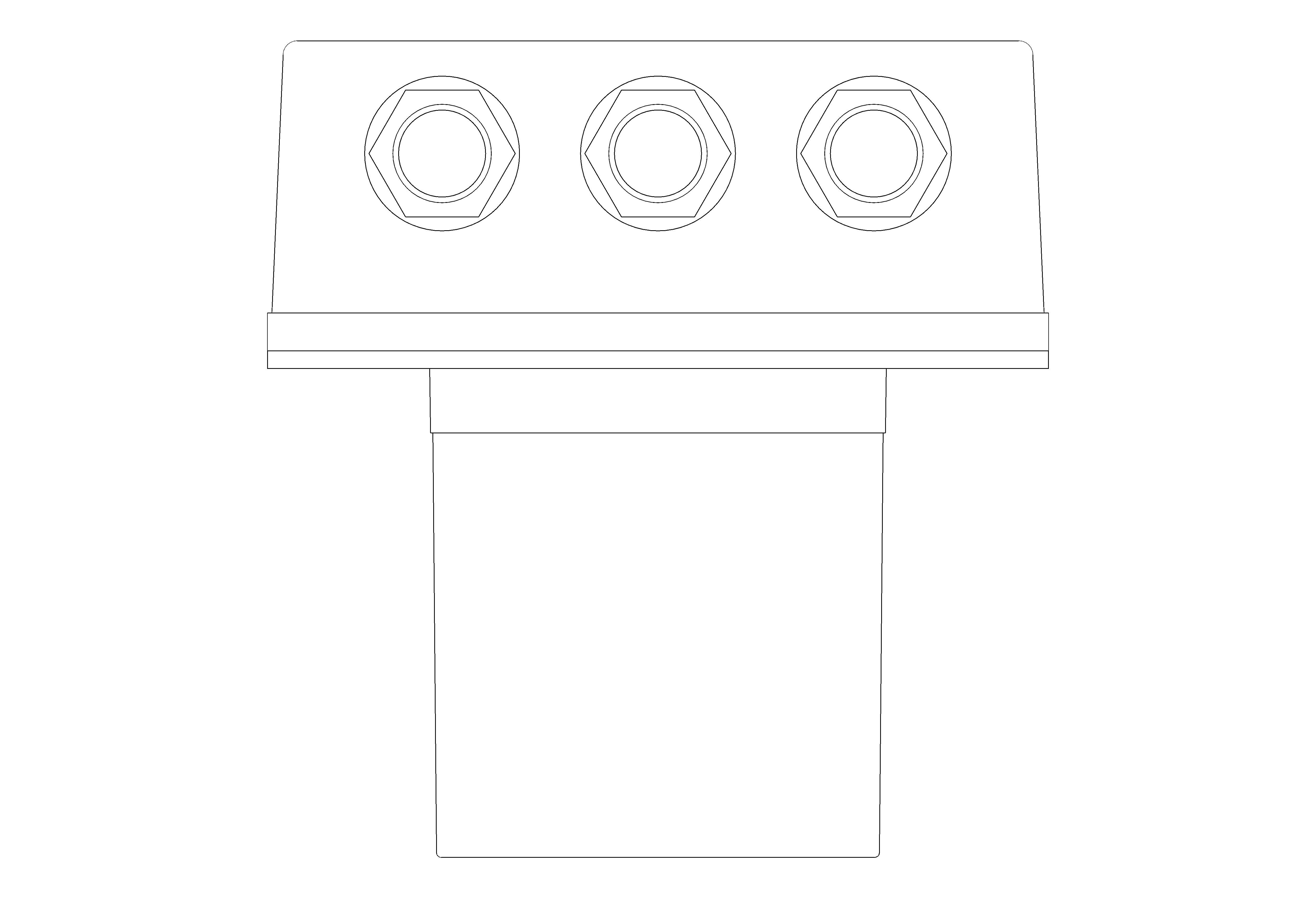 bimstore plan image of the Eurosmart Cosmopolitan E Concealed Body - 36416001 from Grohe