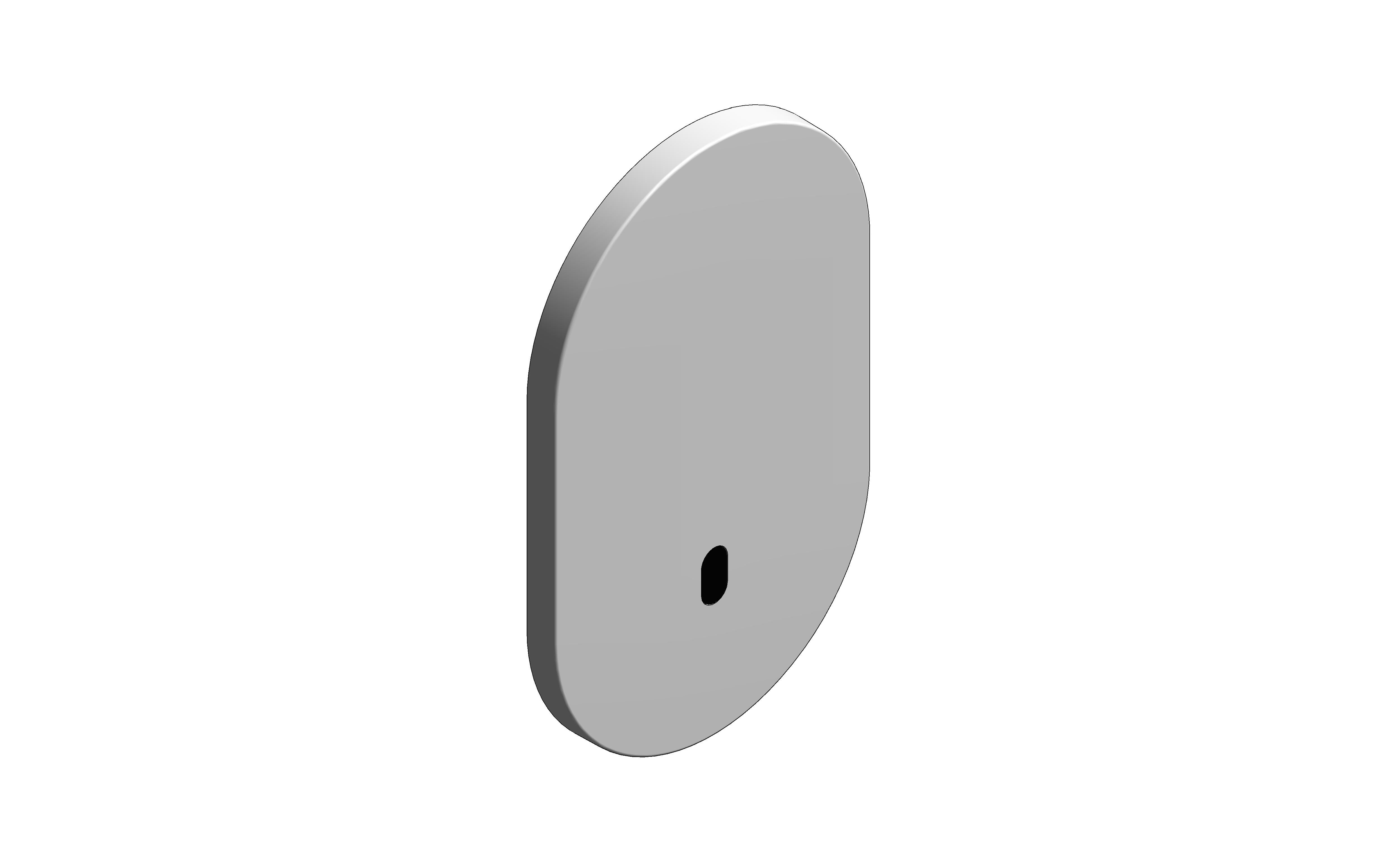 bimstore 3D image of the Eurosmart Cosmopolitan E Special Infra-Red Electronic for Concealed Shower Thermostat - 36463000 from Grohe
