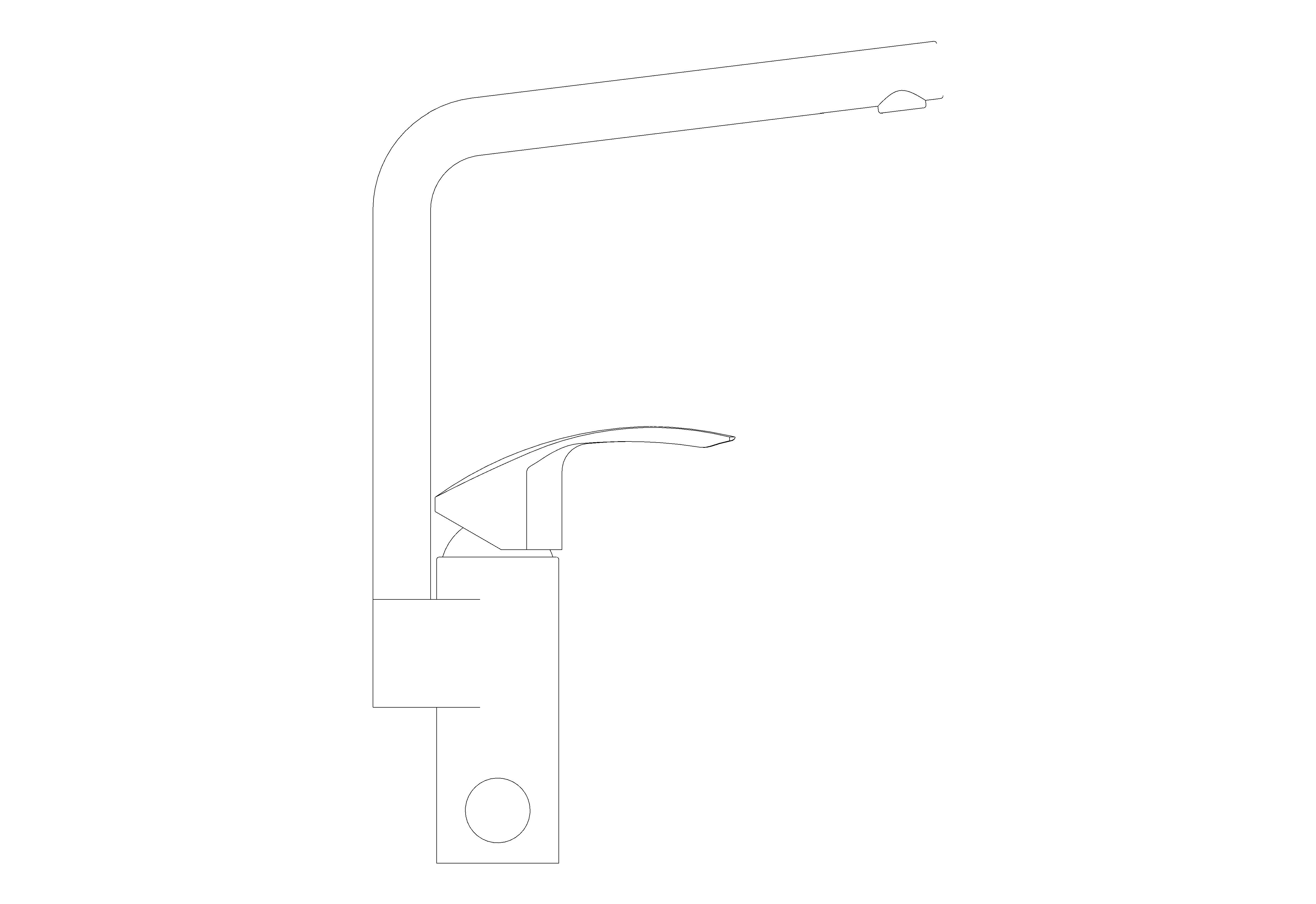 bimstore side image of the Eurosmart Kitchen Faucet - 31787000 from Grohe