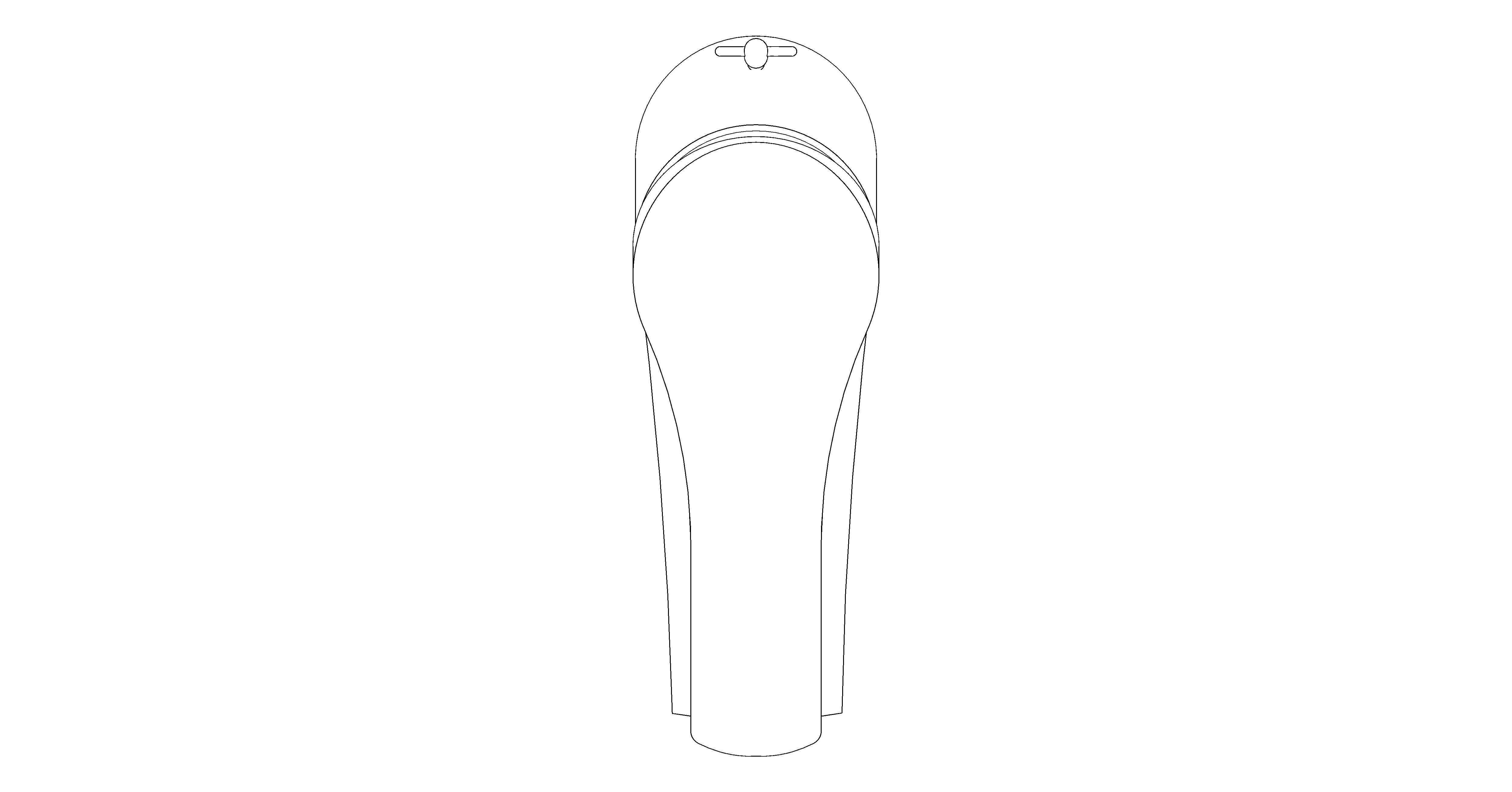bimstore plan image of the Eurosmart Single Lever Basin Mixer 1/2" S-Size - 23947002 from Grohe