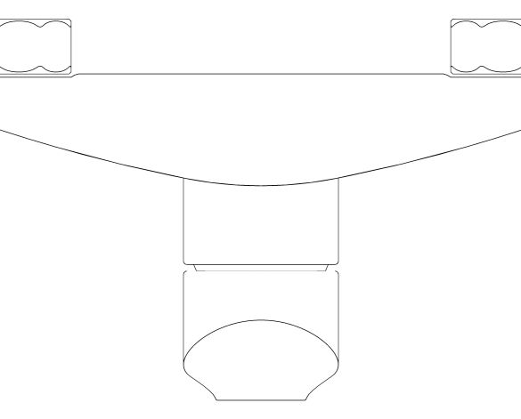 bimstore plan image of the Eurosmart Single Lever Shower Mixer 1/2" - 23949002 from Grohe