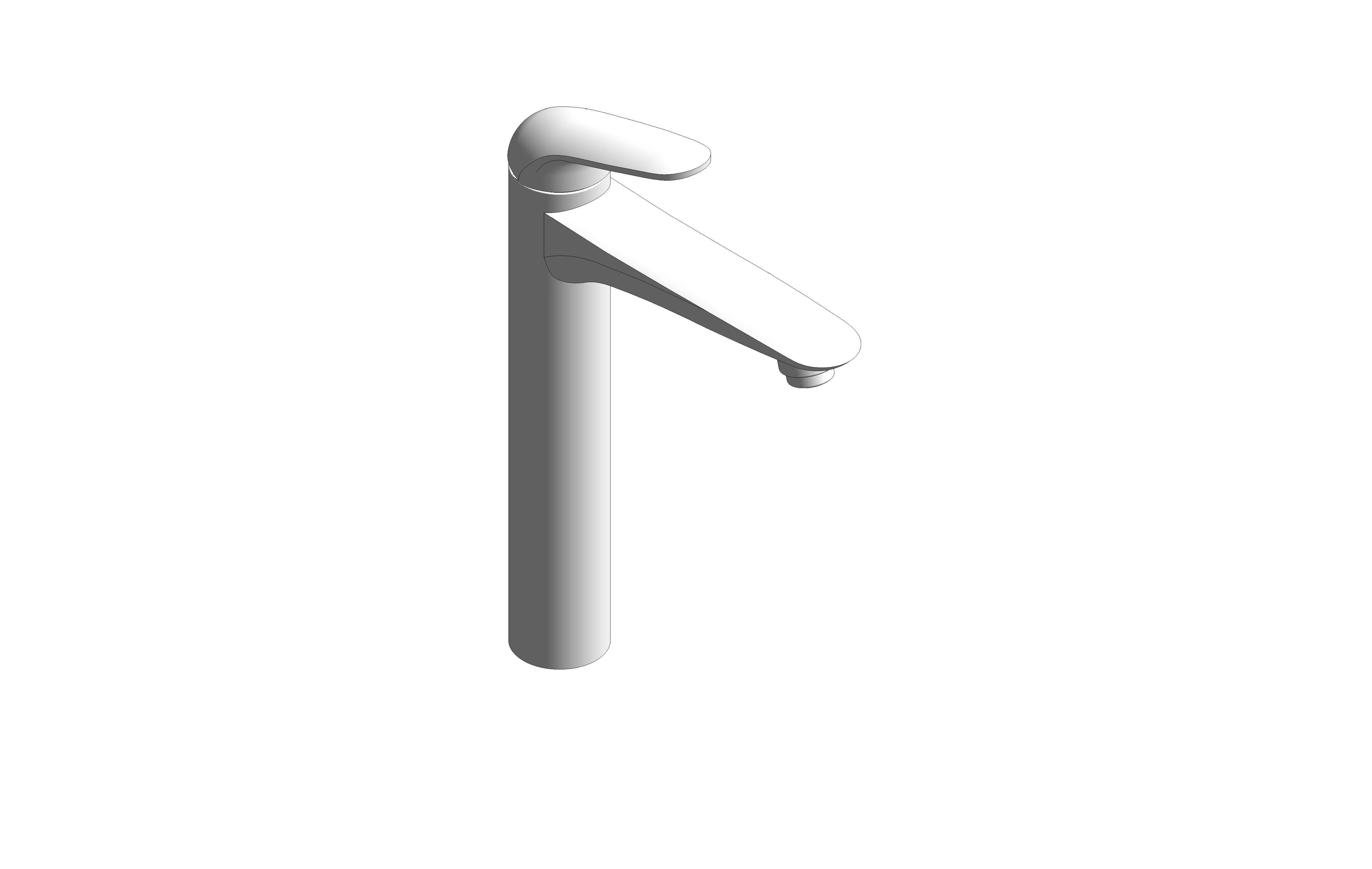 bimstore 3D image of the Eurostyle Basin Mixer XL Size - 23719003 from Grohe