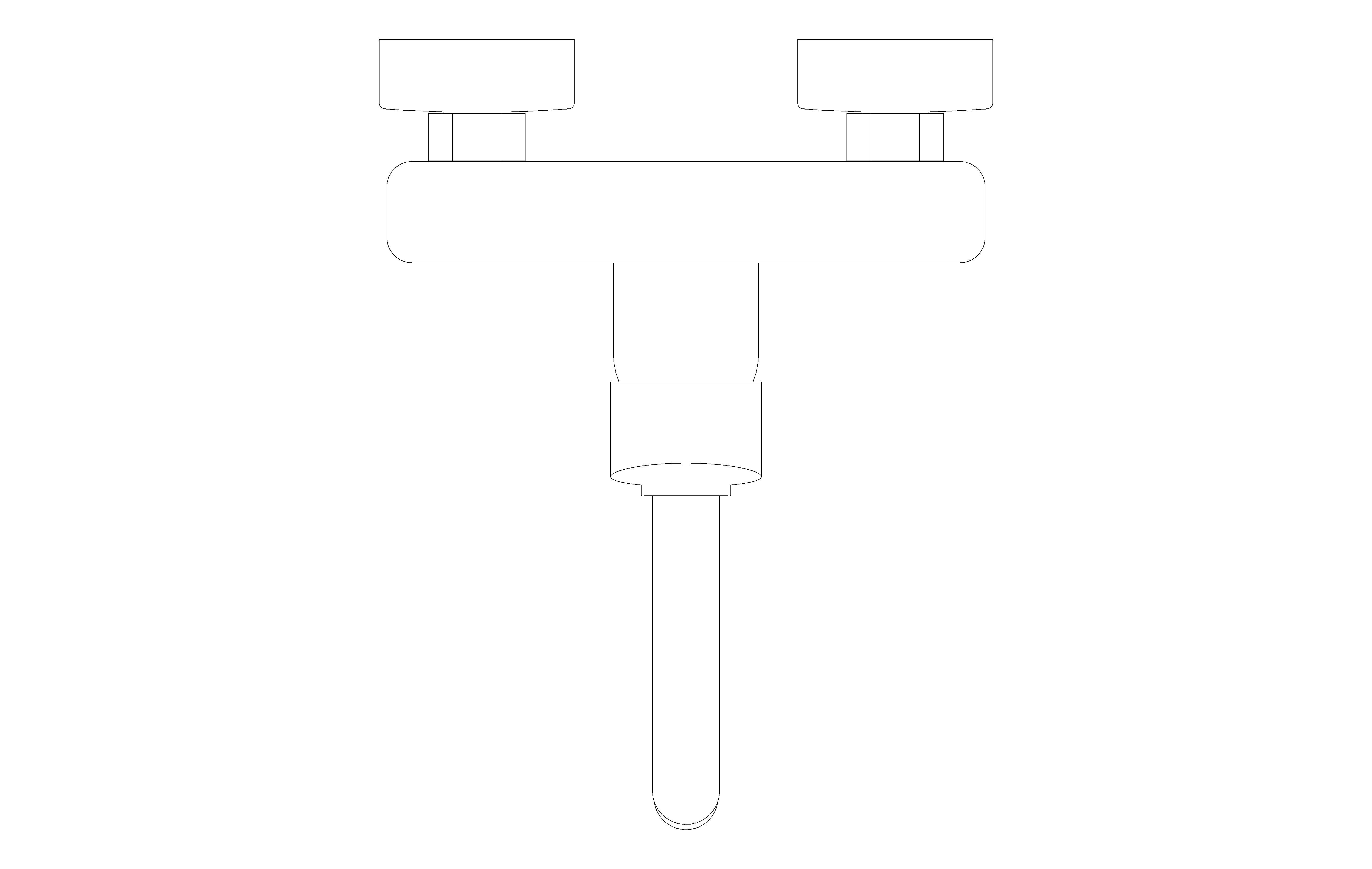 bimstore plan image of the Eurostyle Cosmopolitan Single Lever Sink Mixer - 33982002 from Grohe