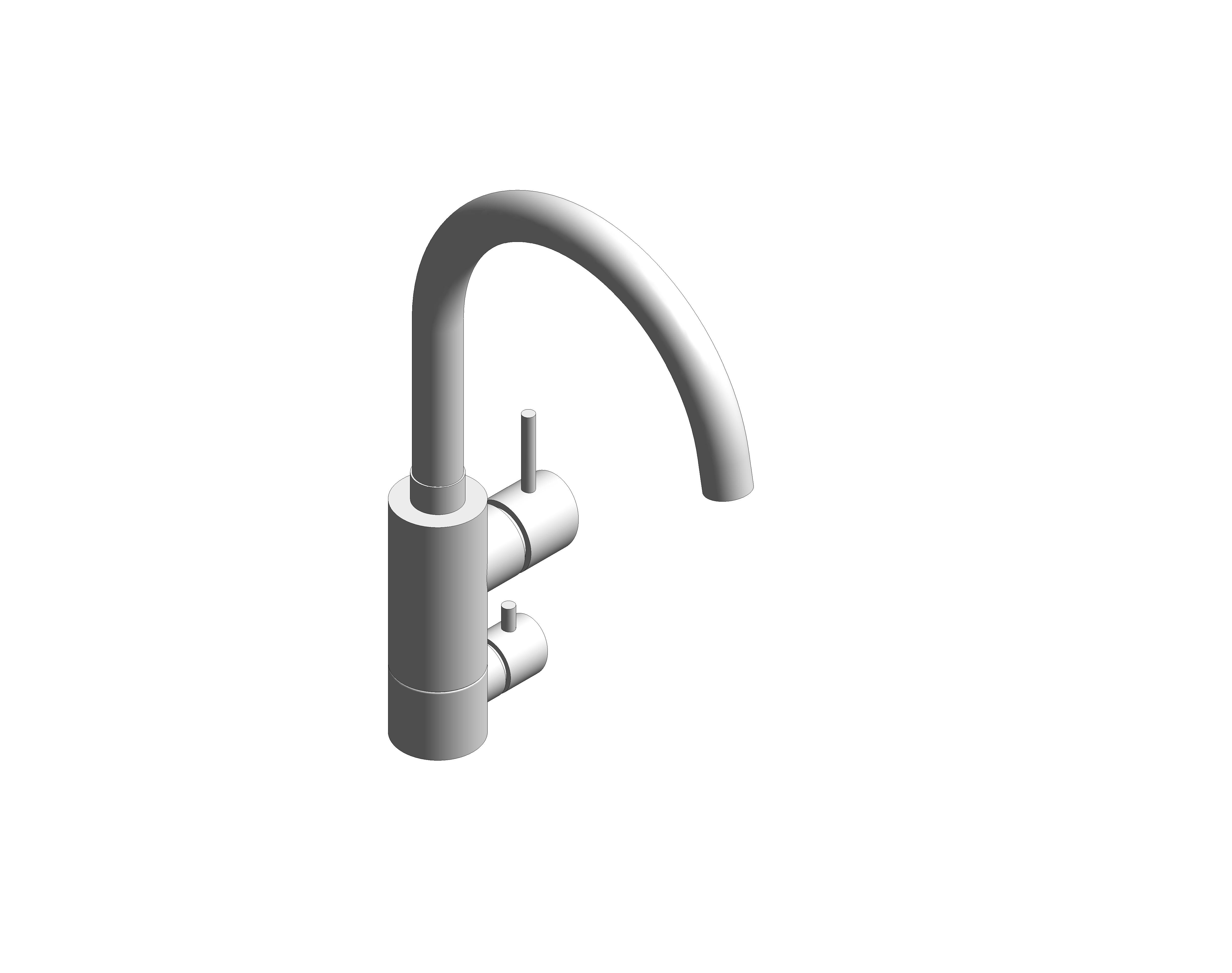 bimstore 3D image of the Concetto Kitchen Faucet 31793000 from Grohe