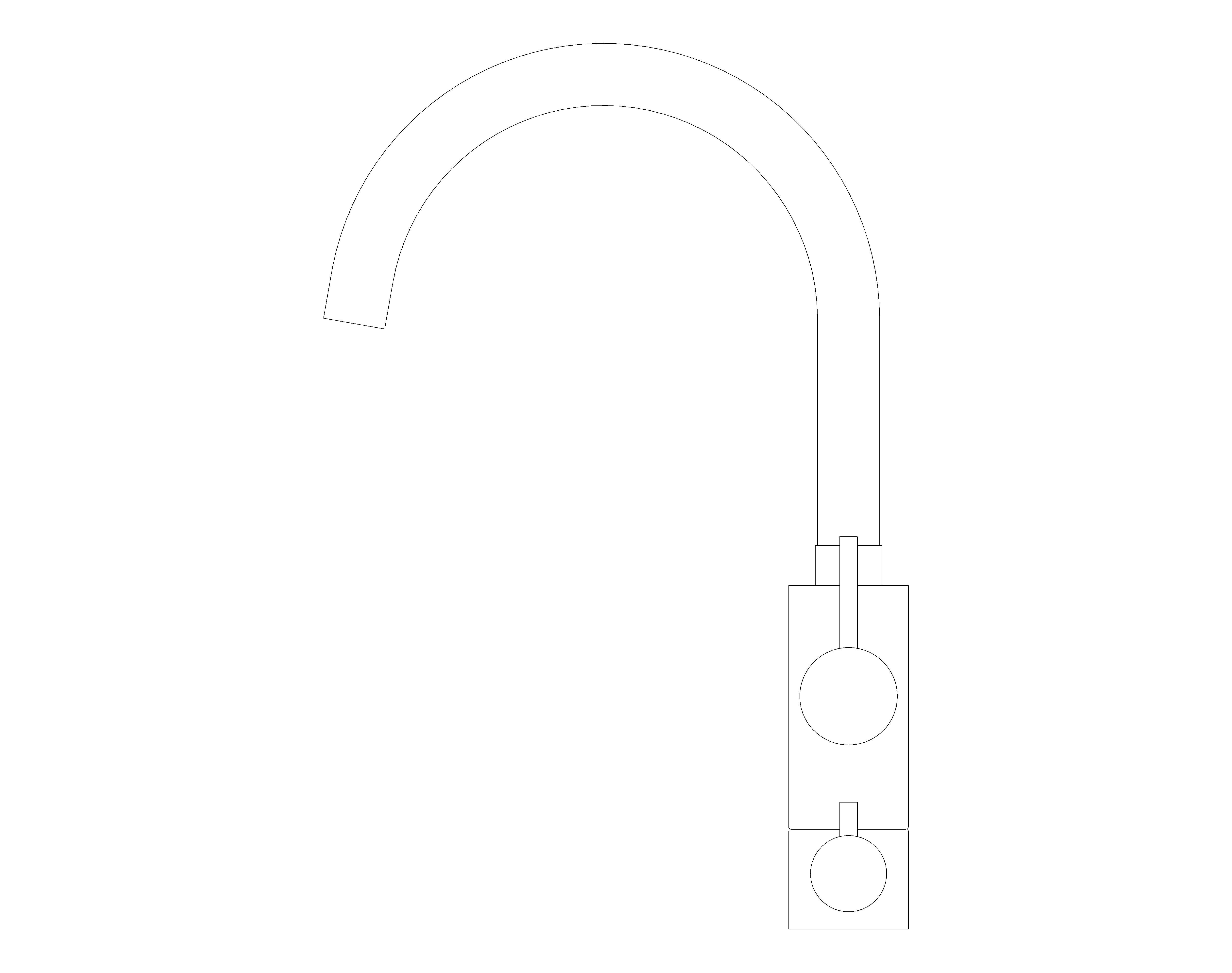 bimstore side image of the Concetto Kitchen Faucet 31793000 from Grohe