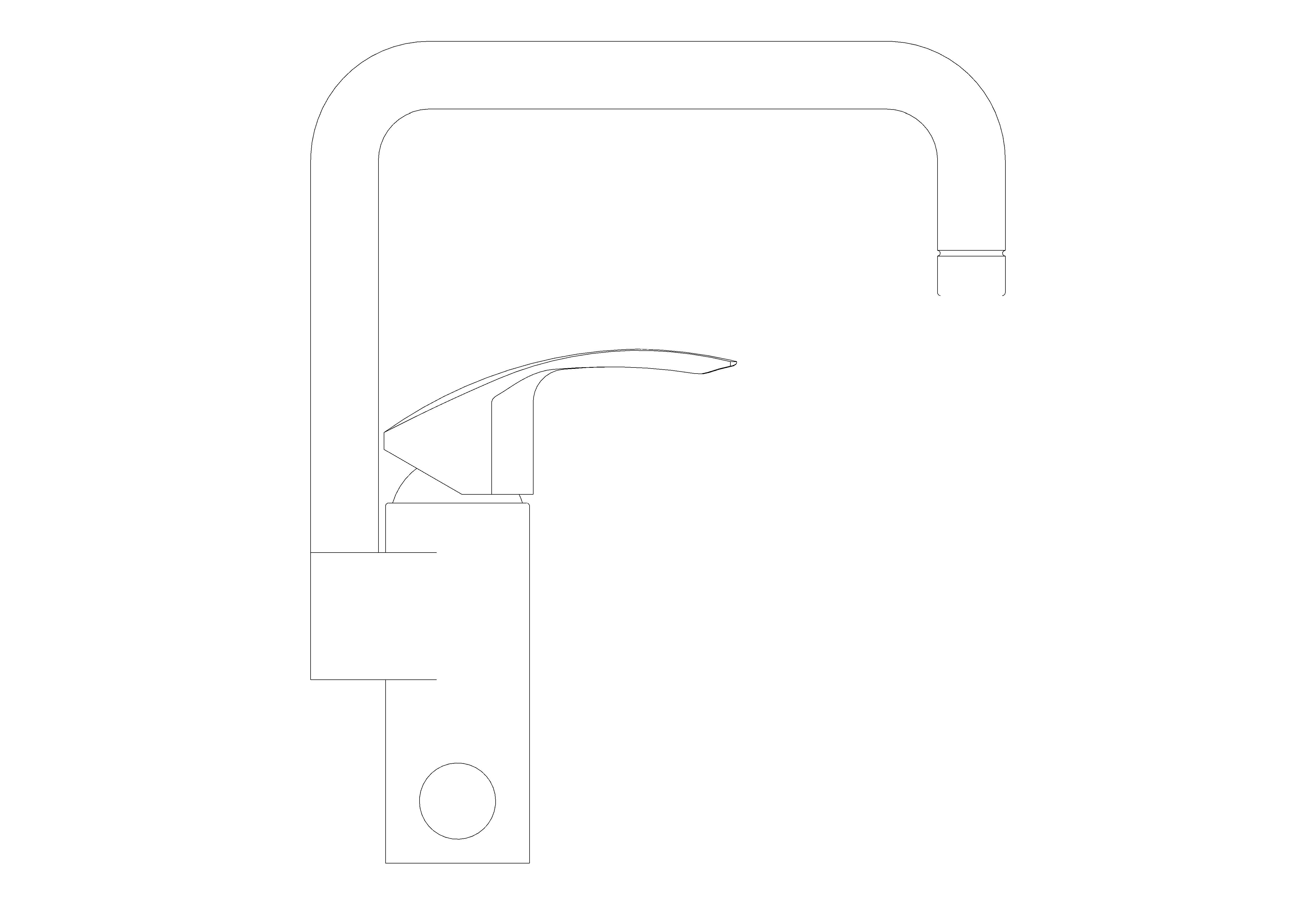 bimstore side image of the Eurosmart Kitchen Faucet - 31788000 from Grohe