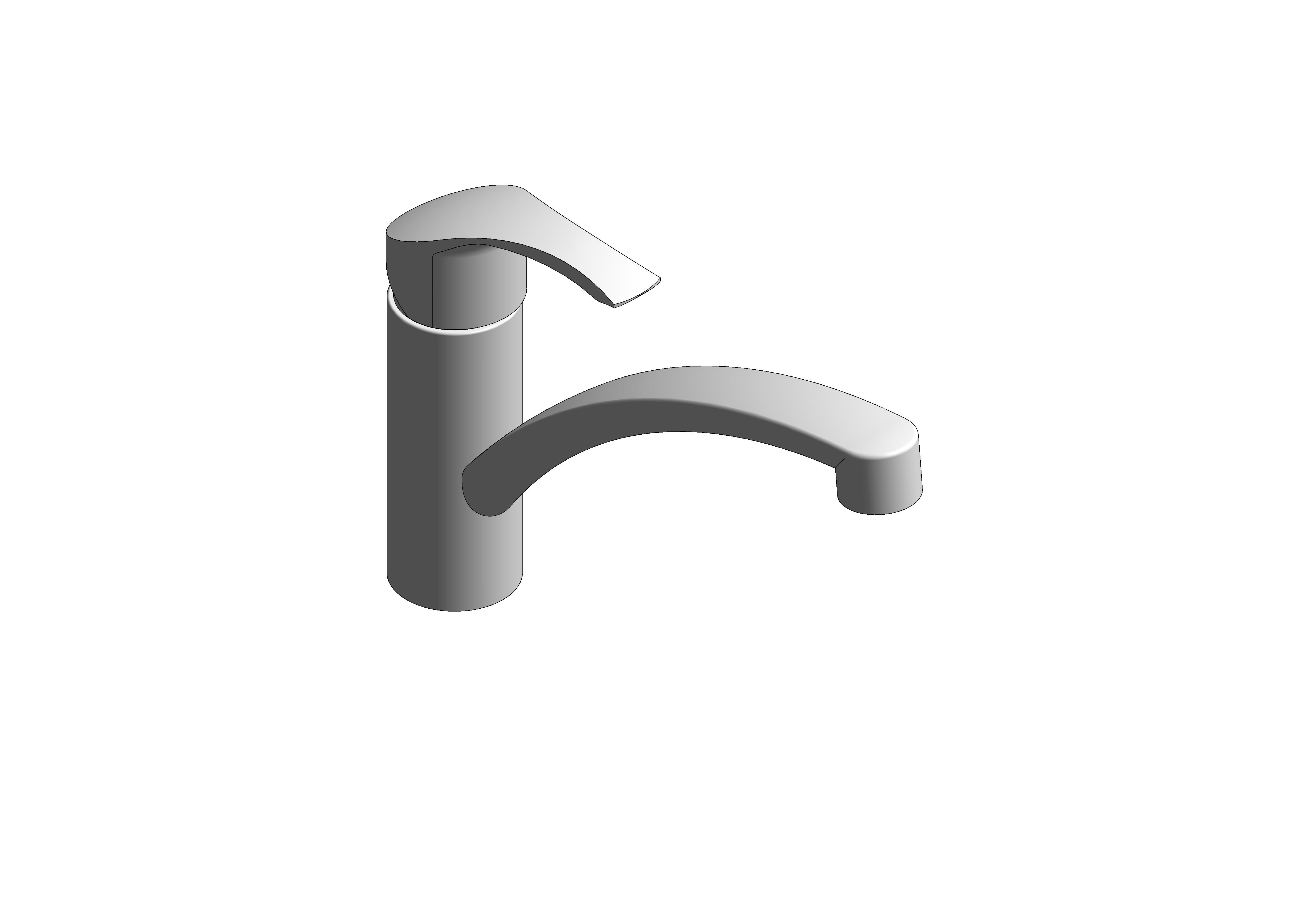 bimstore 3D image of the Eurosmart Kitchen Faucet - 31790000 from Grohe