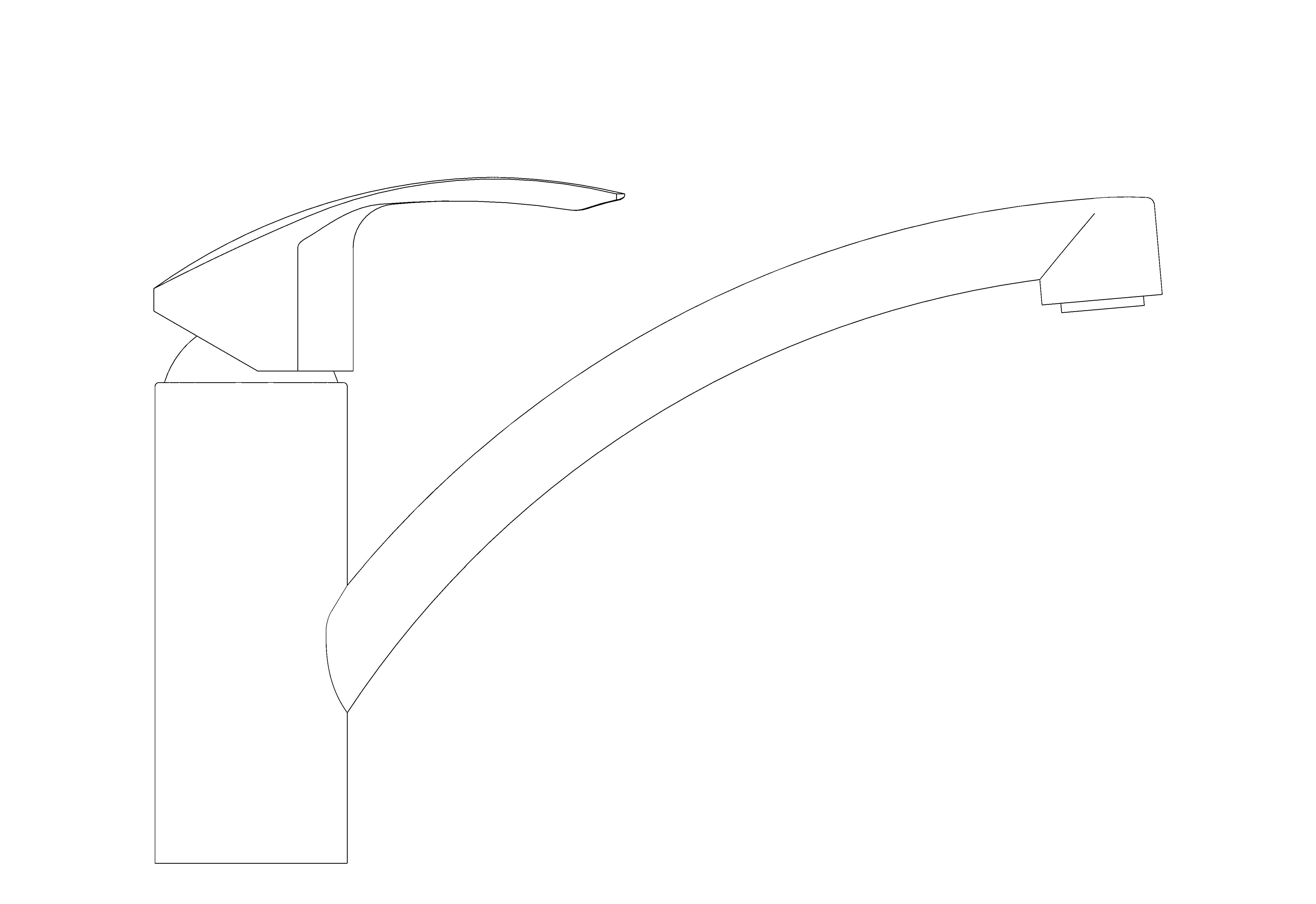 bimstore side image of the Eurosmart Kitchen Faucet - 31790000 from Grohe
