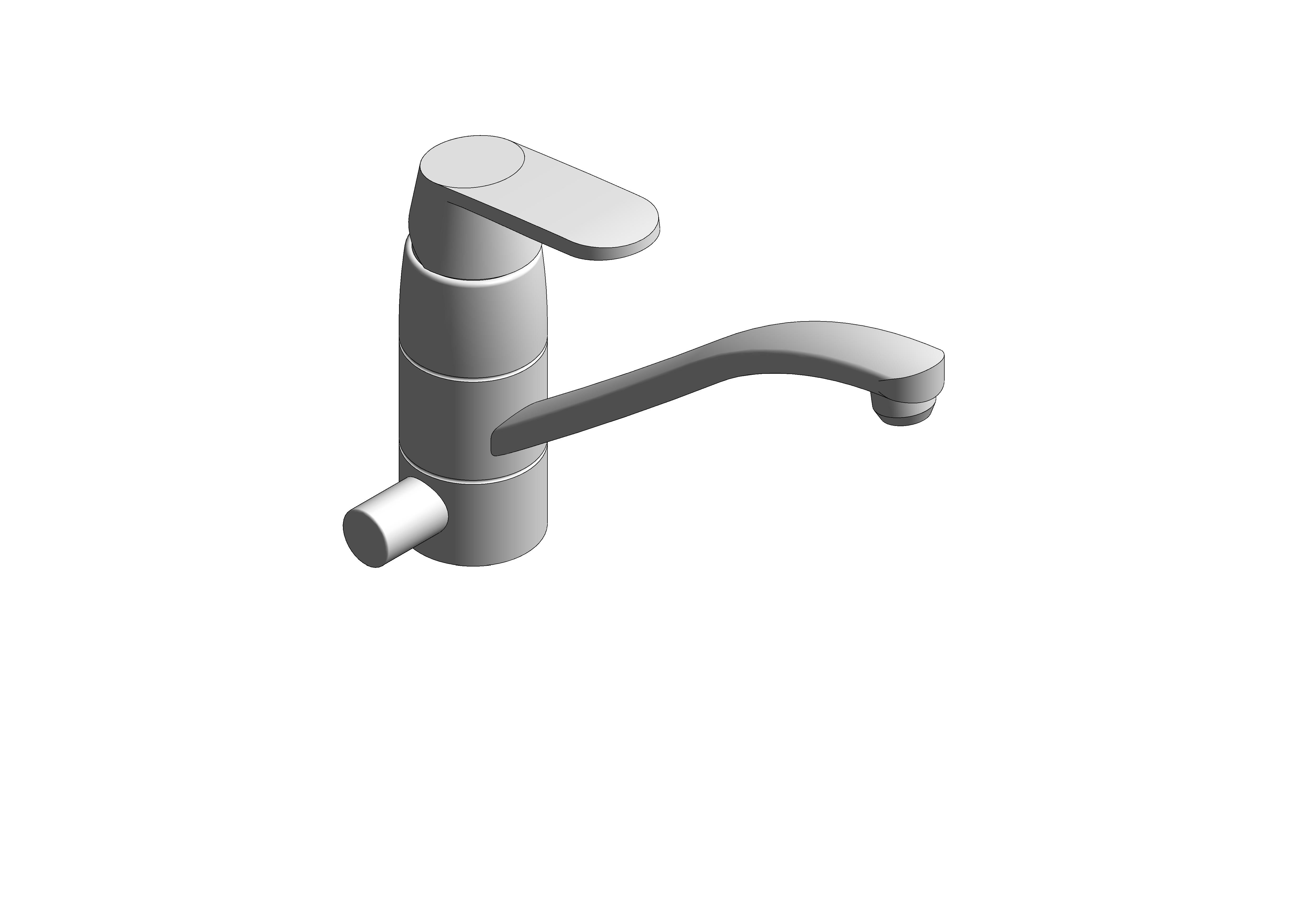 bimstore 3D image of the Eurosmart Kitchen Faucet - 31792000 from Grohe