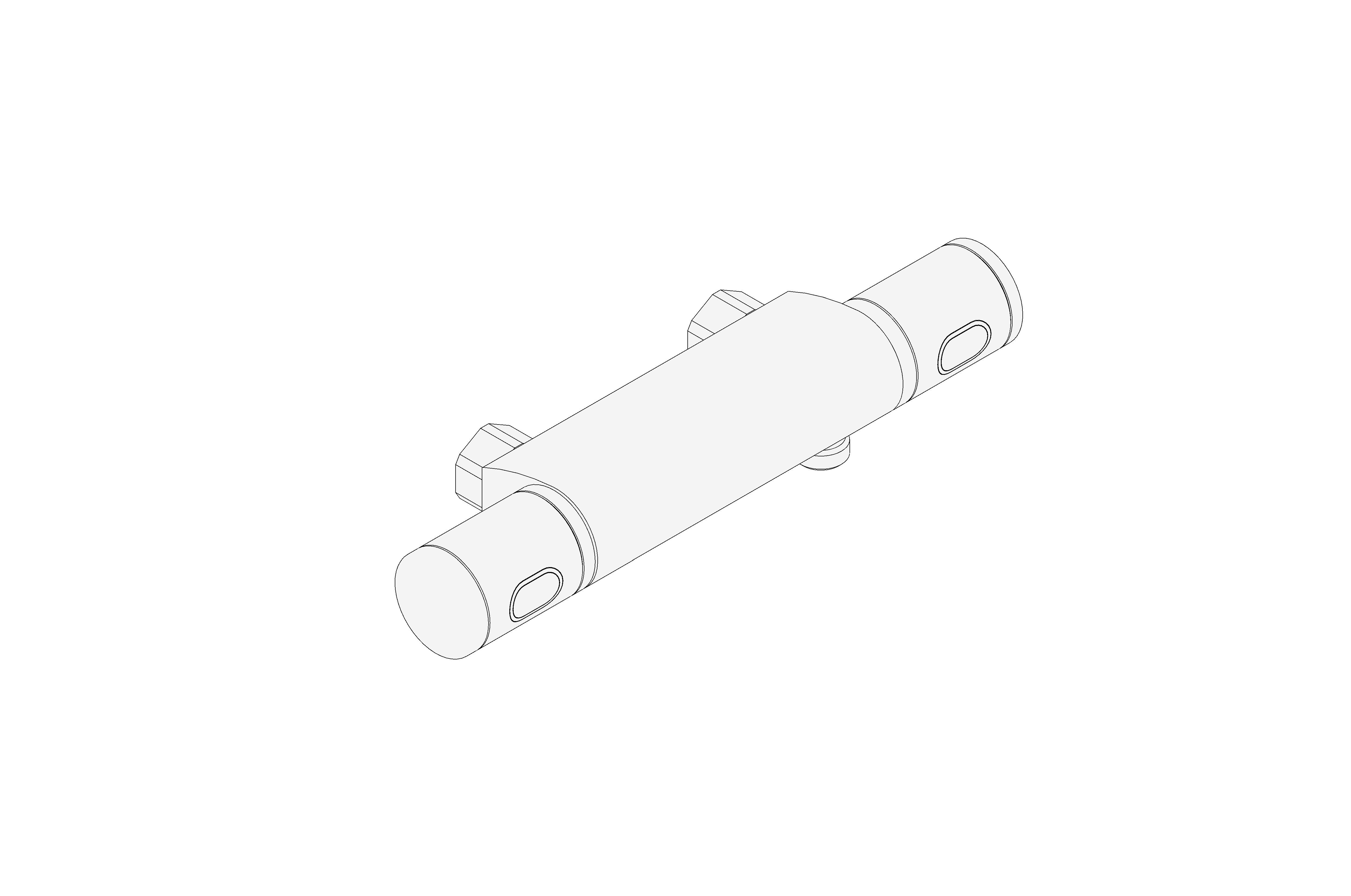 bimstore 3D image of the Grohtherm 1000 Performance Thermostatic shower mixer 1/2" 120mm w/o unions - 34778000 from Grohe
