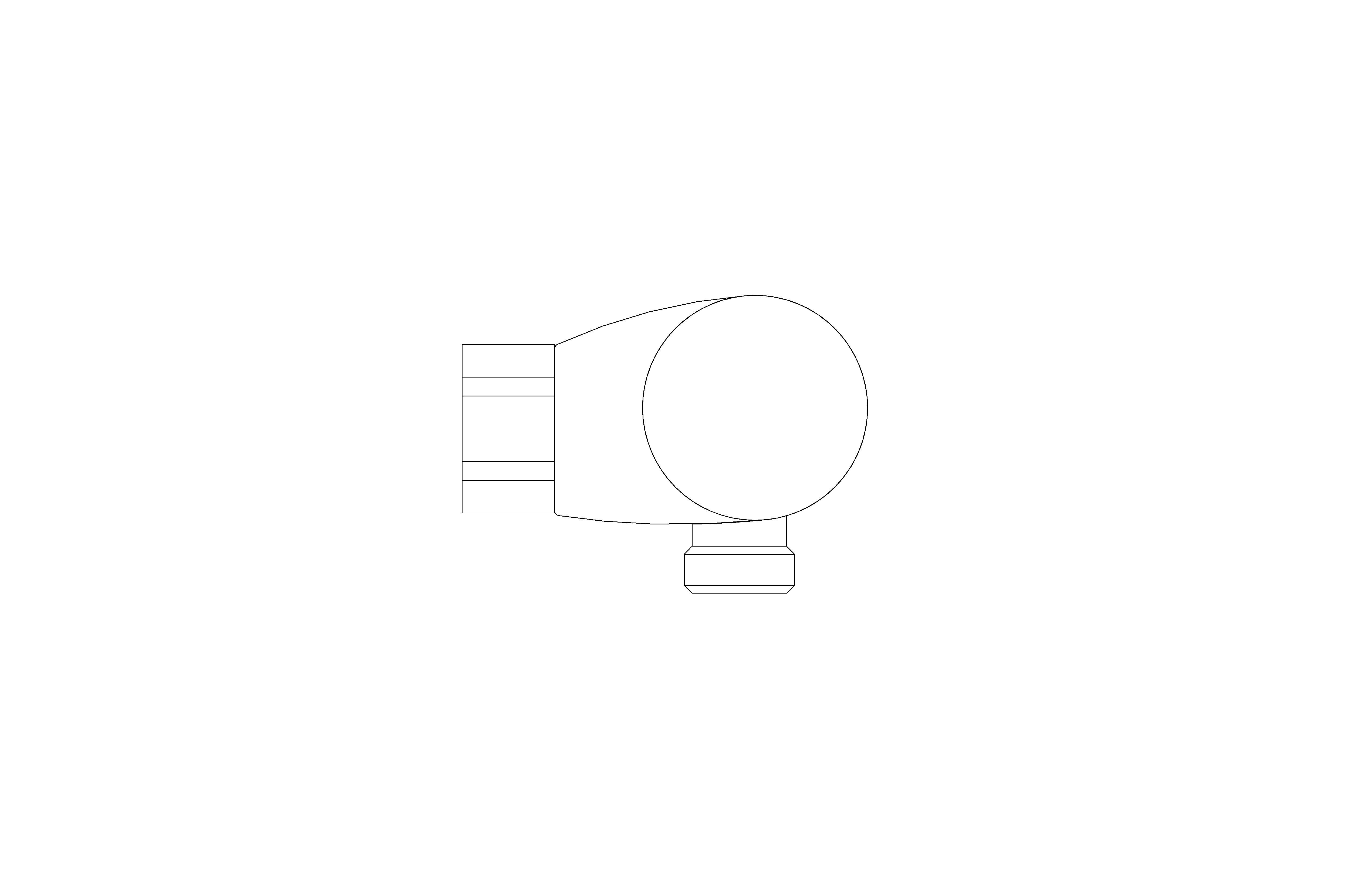 bimstore side image of the Grohtherm 1000 Performance Thermostatic shower mixer 1/2" 120mm w/o unions - 34778000 from Grohe