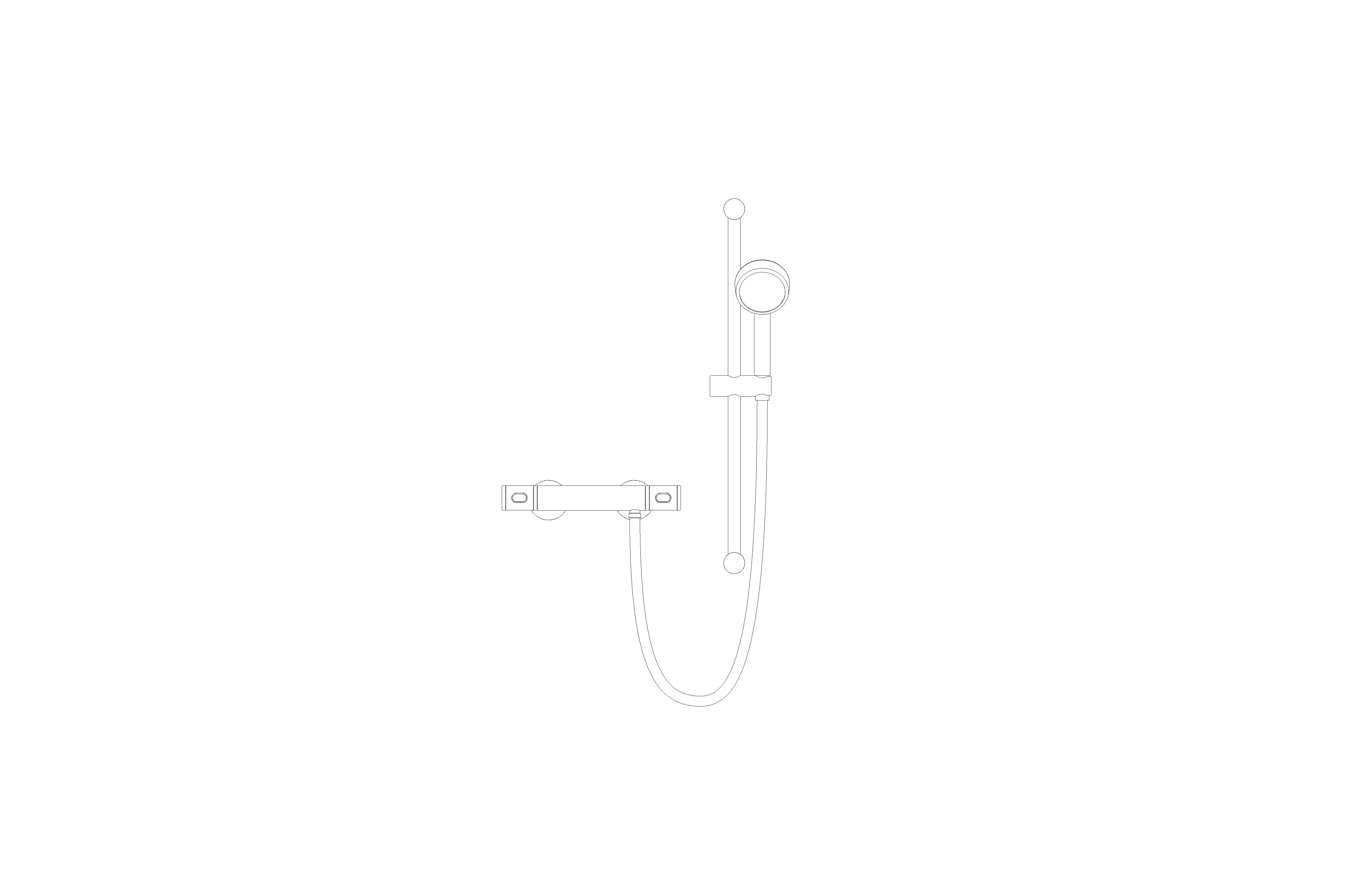 bimstore 3D image of the Grohtherm 1000 Performance Thermostatic shower mixer 1/2" with shower set- 34783000 from Grohe