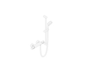 Product: Grohtherm 1000 Performance Thermostatic shower mixer 1/2" with shower set- 34783000