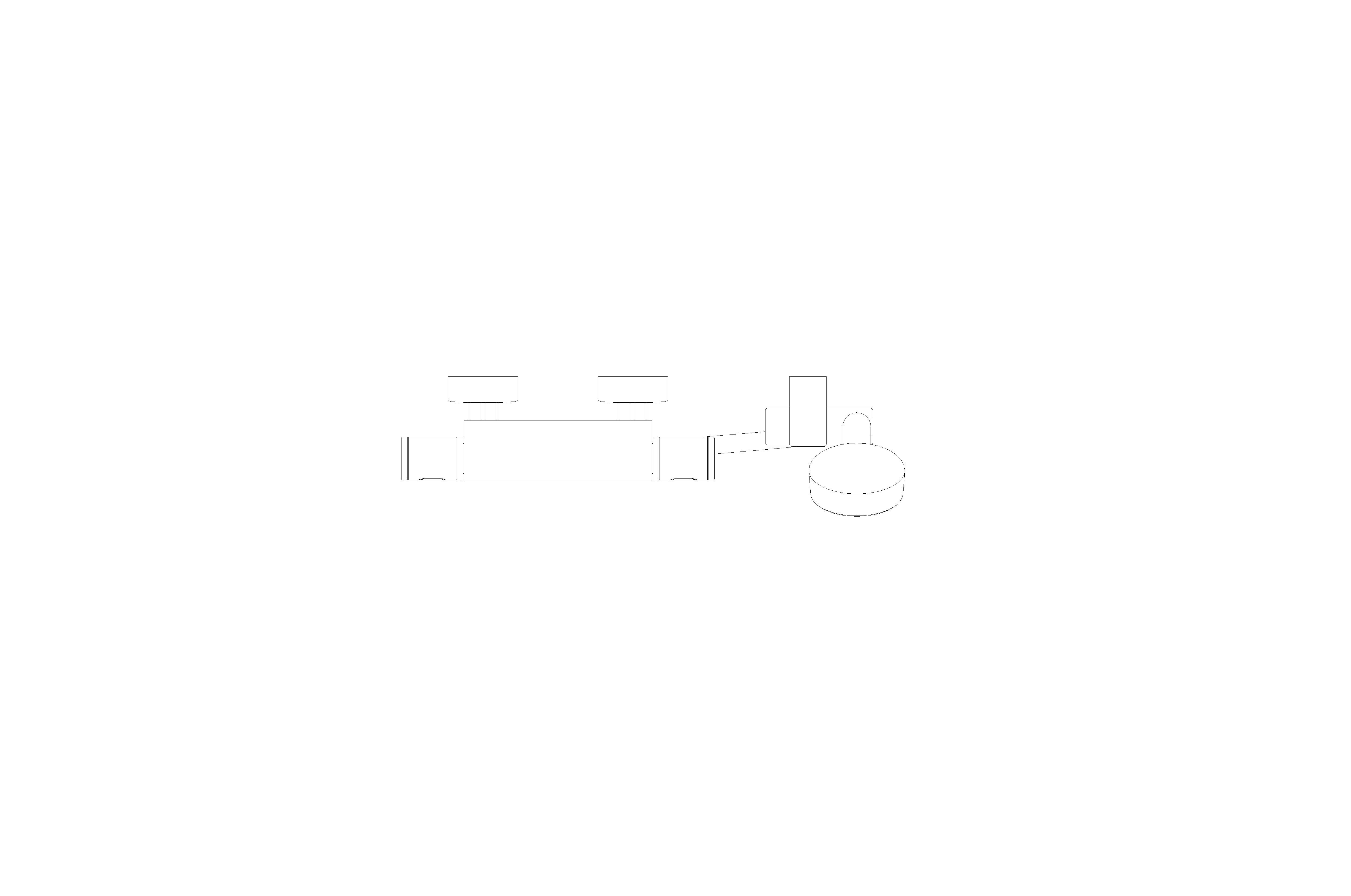 bimstore 3D image of the Grohtherm 1000 Performance Thermostatic shower mixer 1/2" with shower set- 34783000 from Grohe