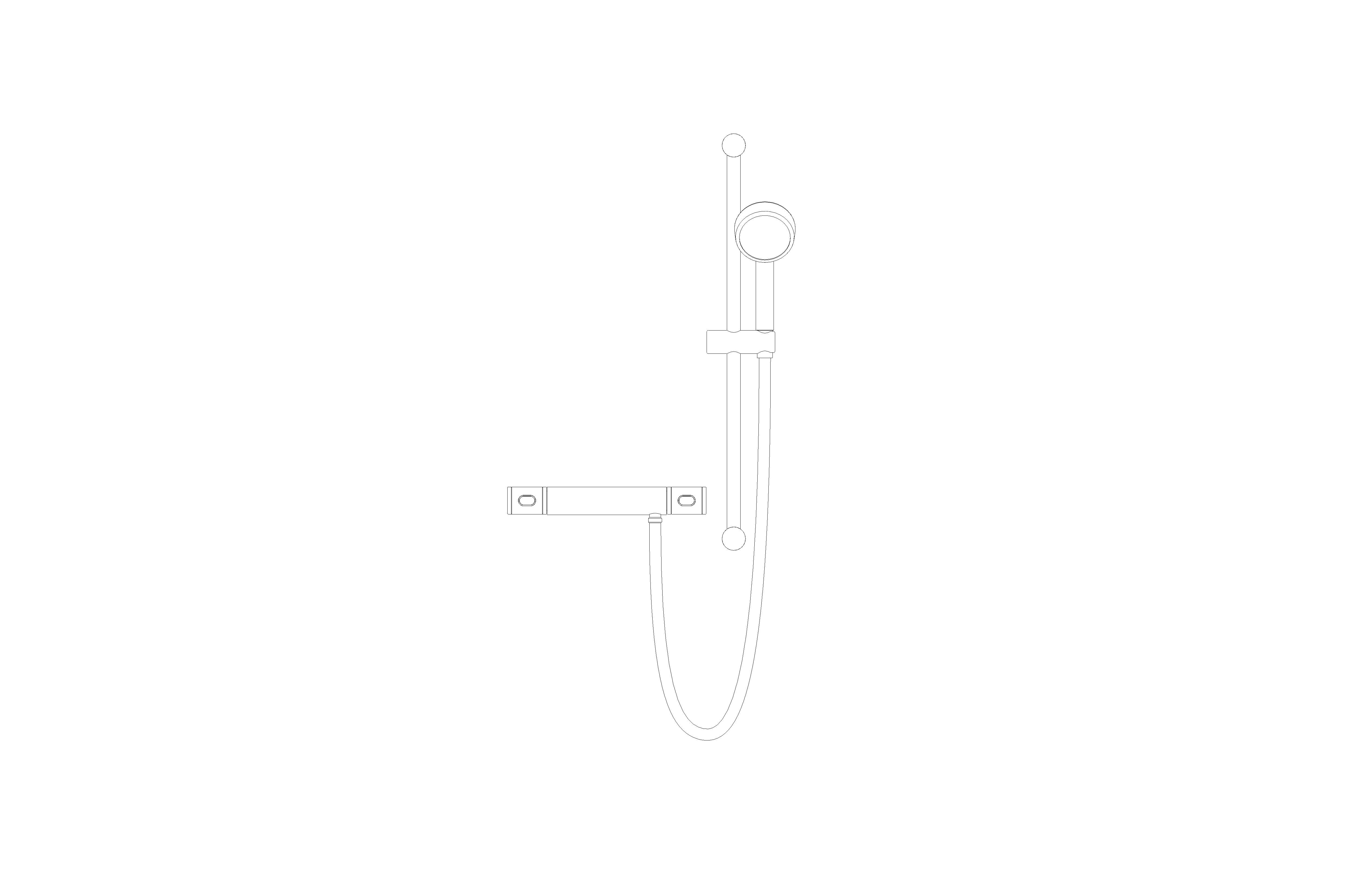 bimstore 3D image of the Grohtherm 1000 Performance Thermostatic shower mixer 1/2" with shower set w/o unions NL - 34785000 from Grohe