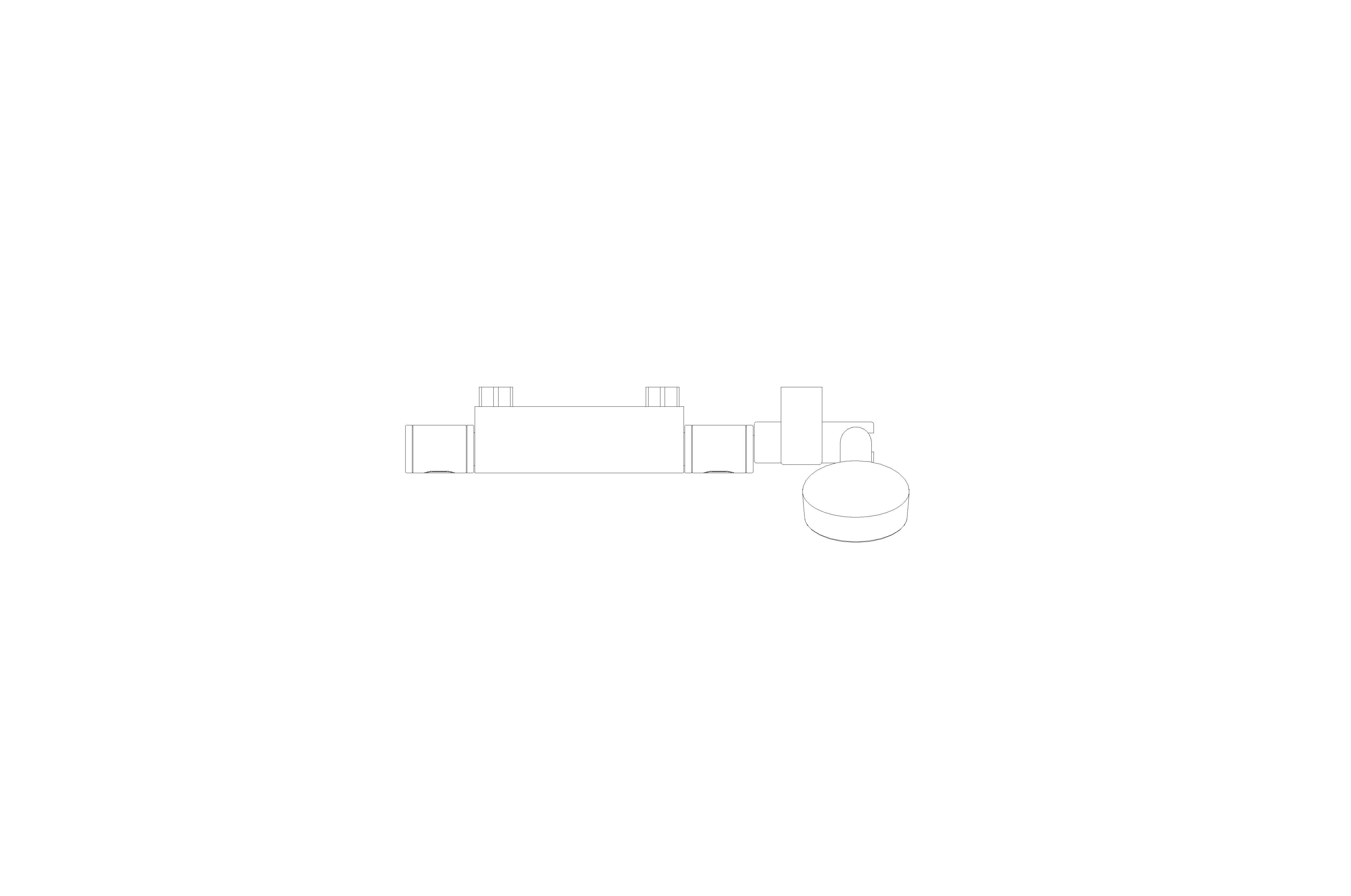 bimstore 3D image of the Grohtherm 1000 Performance Thermostatic shower mixer 1/2" with shower set w/o unions NL - 34785000 from Grohe