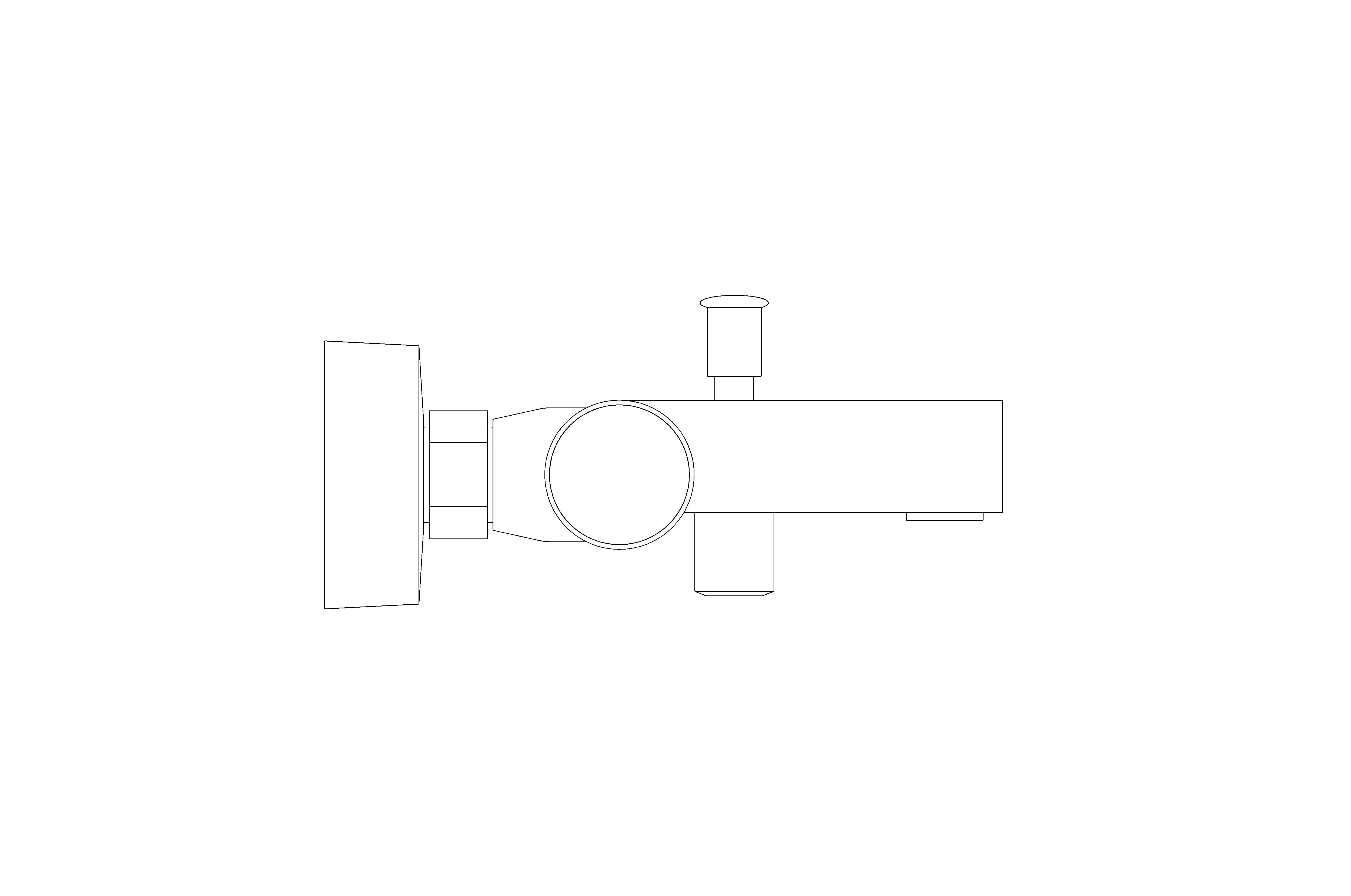 bimstore side image of the Grohtherm 800 Cosmopolitan Thermostatic bath mixer 1/2" F, NF/C3 - 34772000 from Grohe