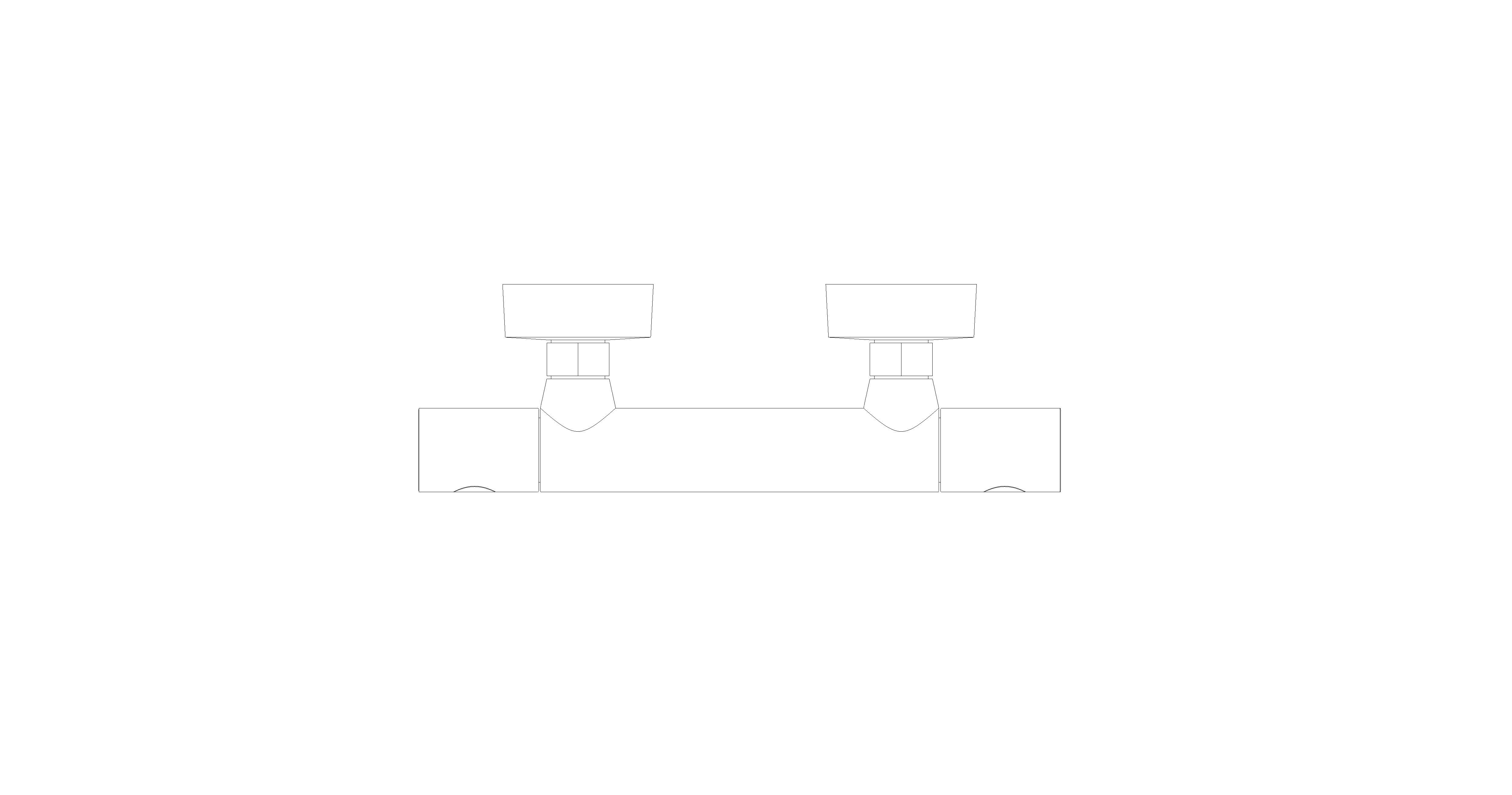 bimstore plan image of the Grohtherm 800 Cosmopolitan Thermostatic shower mixer 1/2"  - 34765000 from Grohe